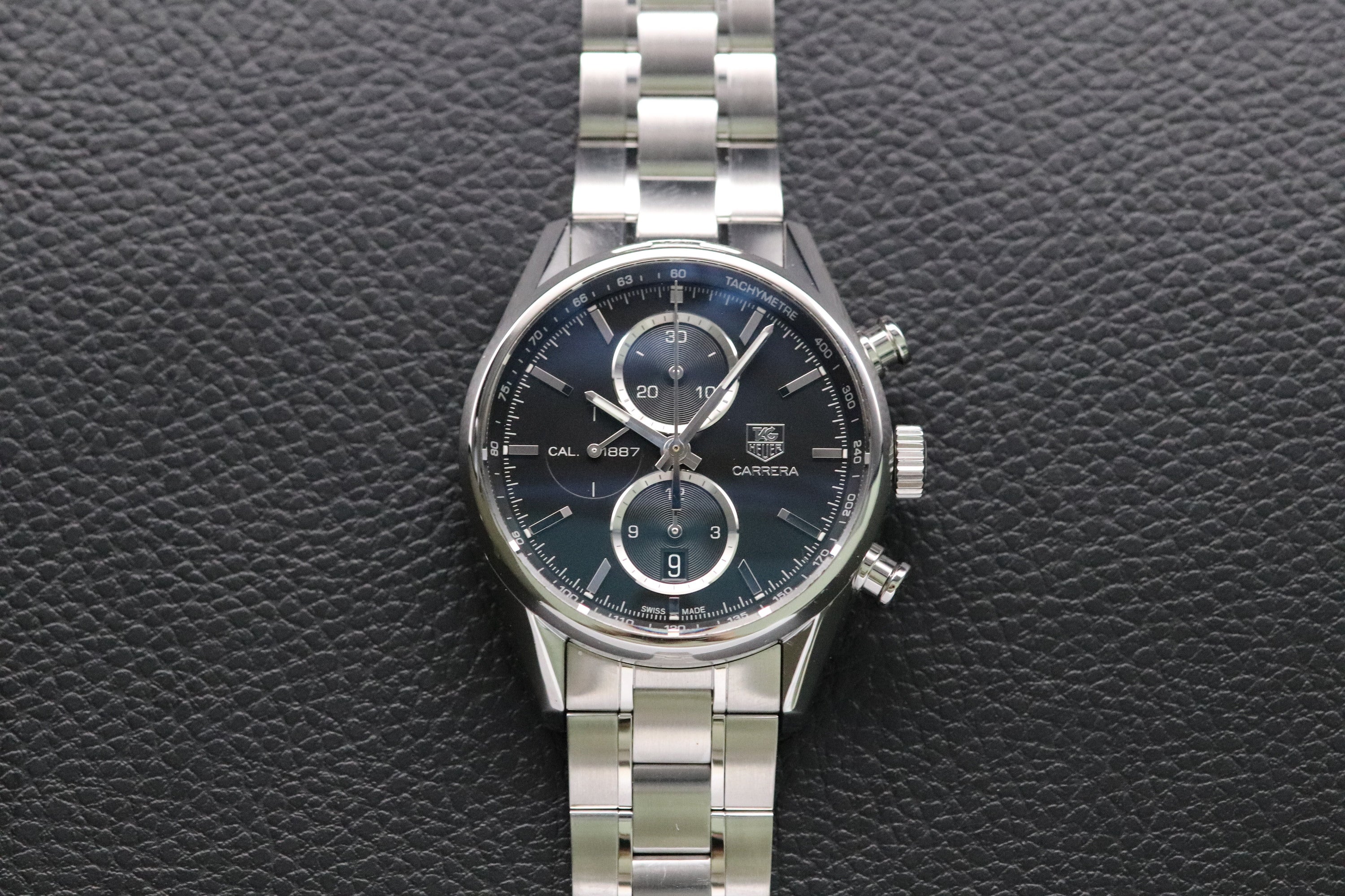 Tag Heuer Carrera Calibre 1887 CAR2110-3 Black Dial 2015