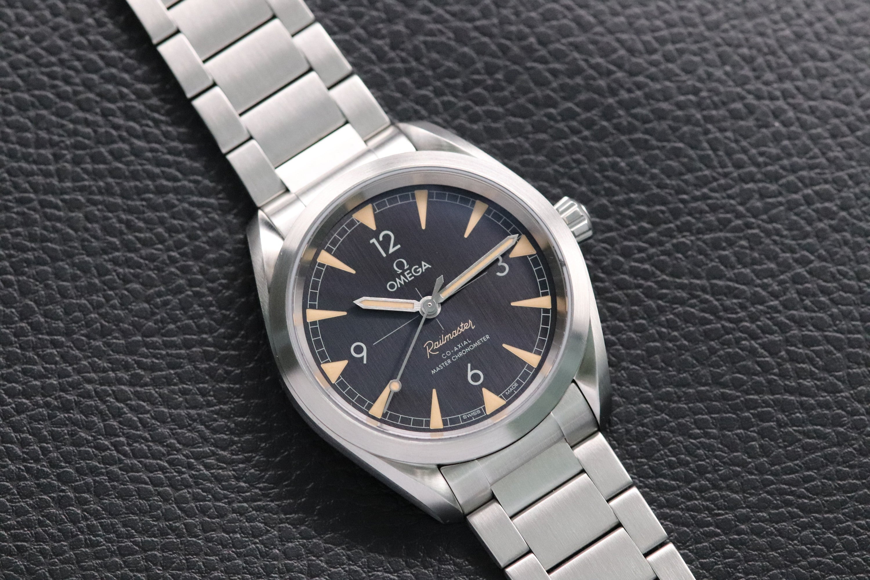 Omega Seamaster Railmaster 220.10.40.20.01.001 Fullset 2025 Box+Paper