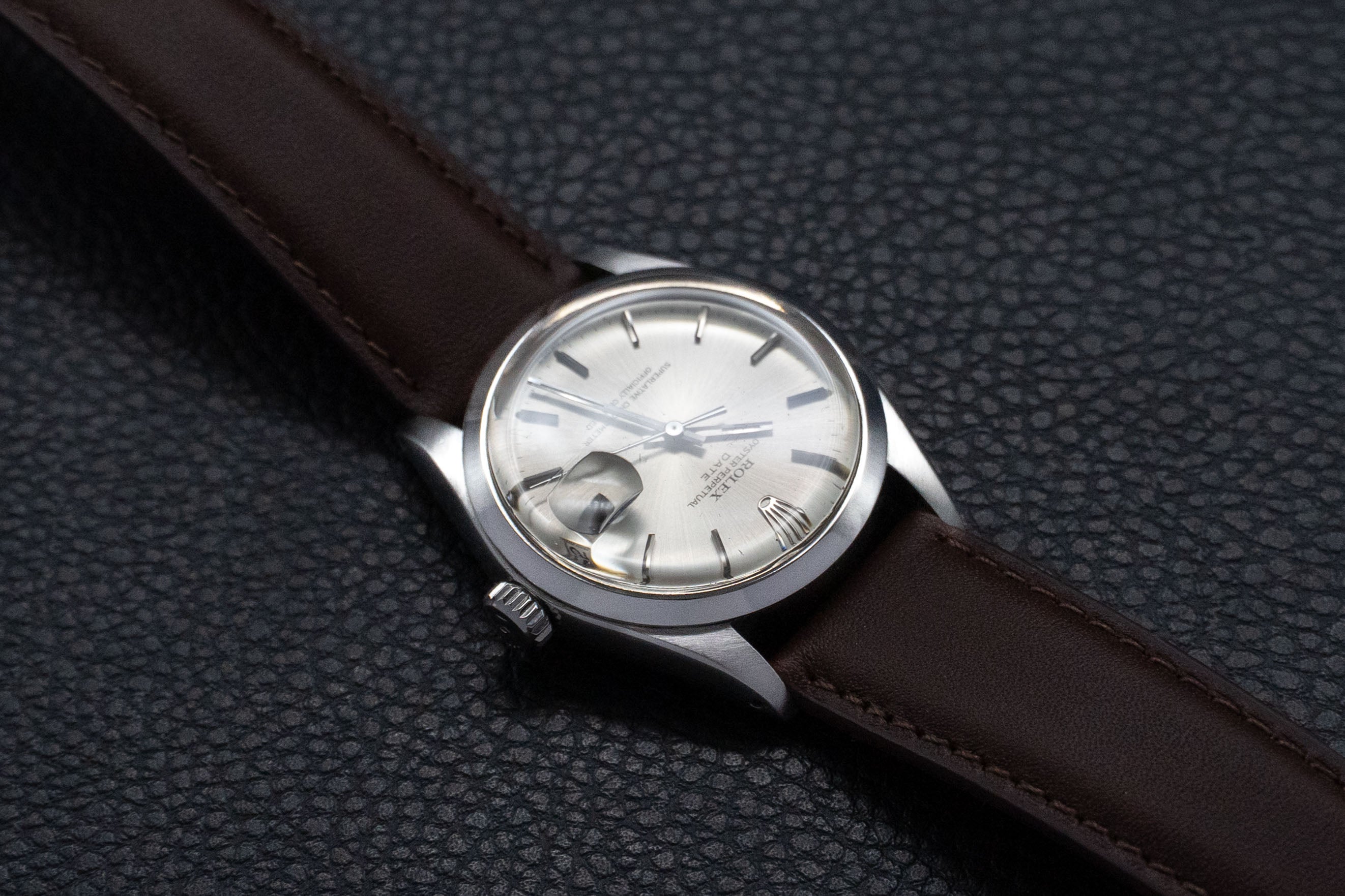 Rolex Date 1500 Silver Dial 1969