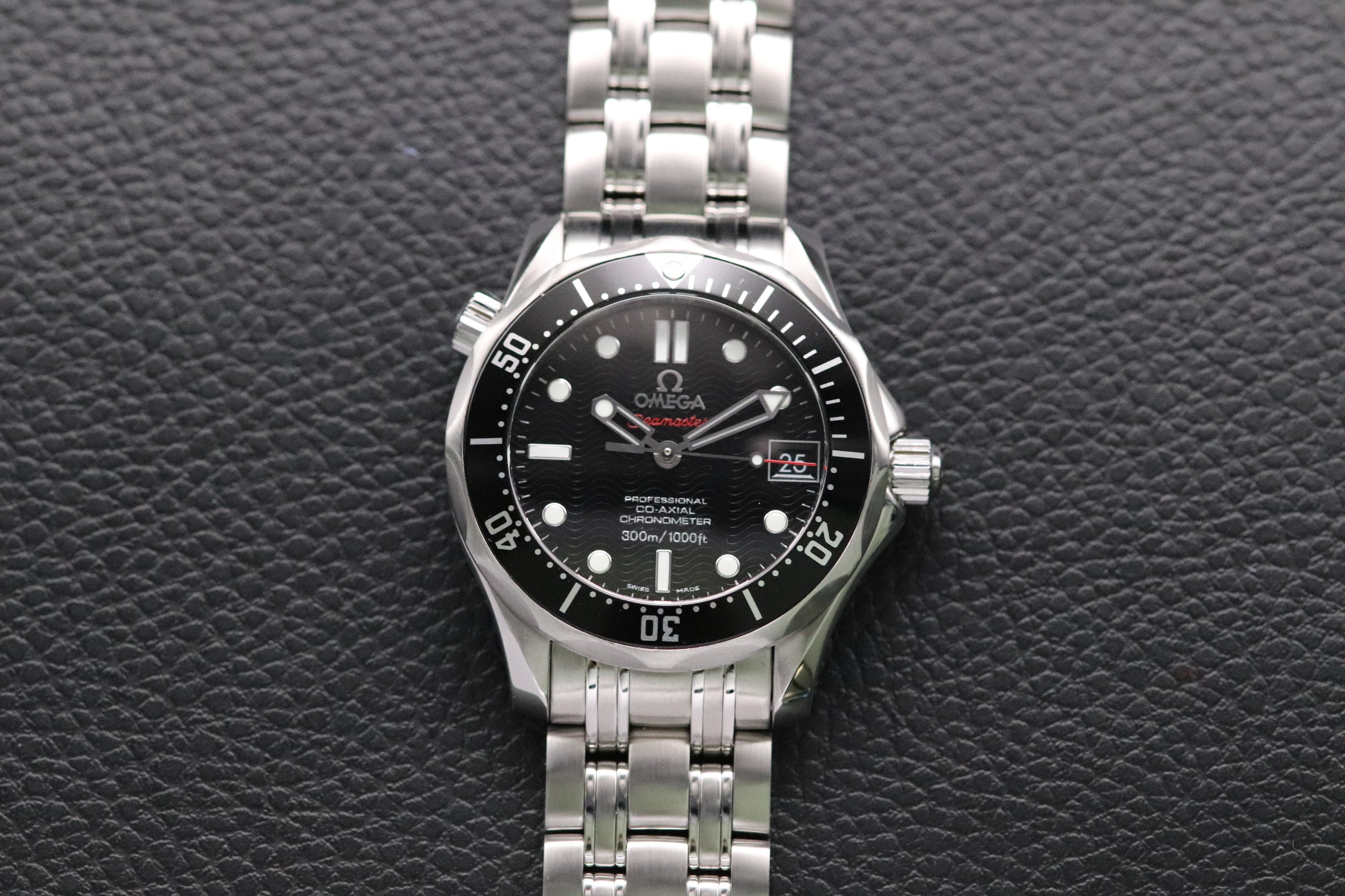 Omega Seamaster Diver 300M 212.30.36.20.01.001 Black Dial 2012