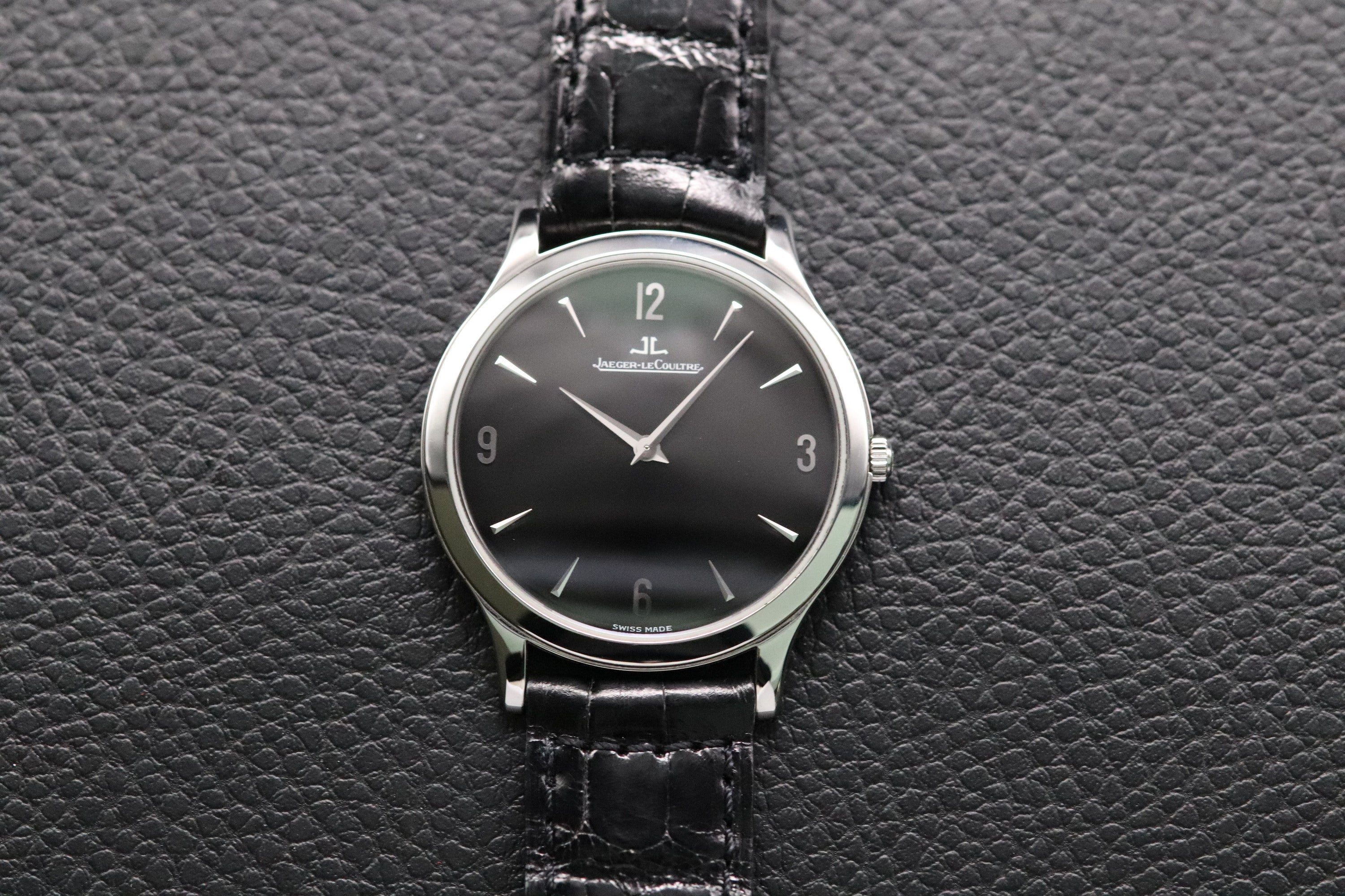 Jaeger-LeCoultre Master Ultra Thin 145.8.79.S Black Dial 2000