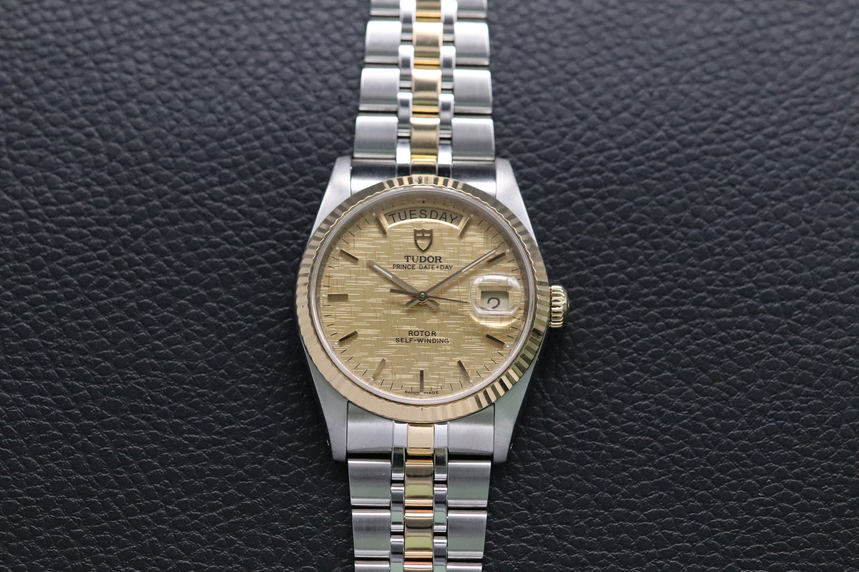 Tudor Prince Date-Day 76213 Linen Dial 2017