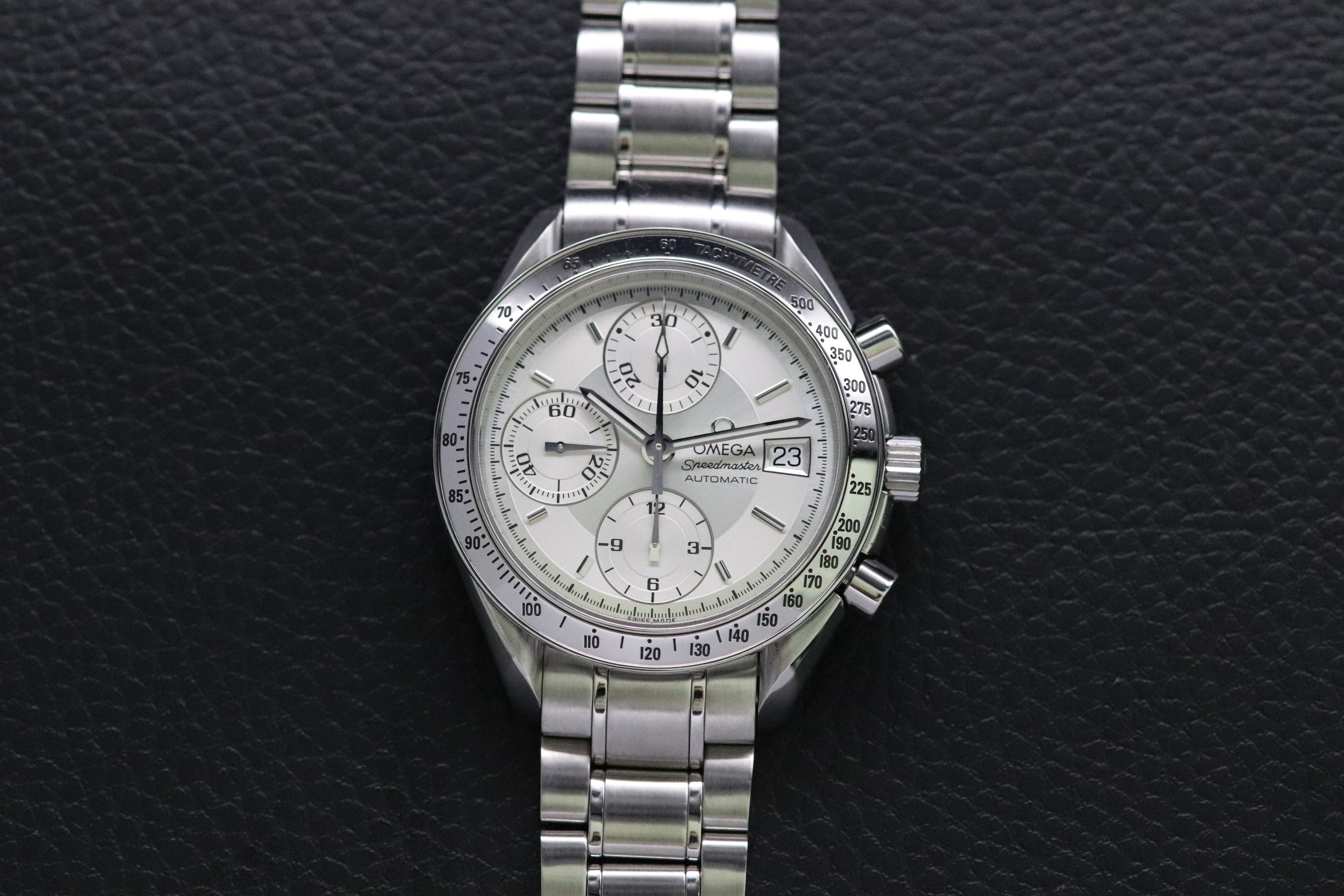 Omega Speedmaster Date 3513.30 Silver Dial 1998