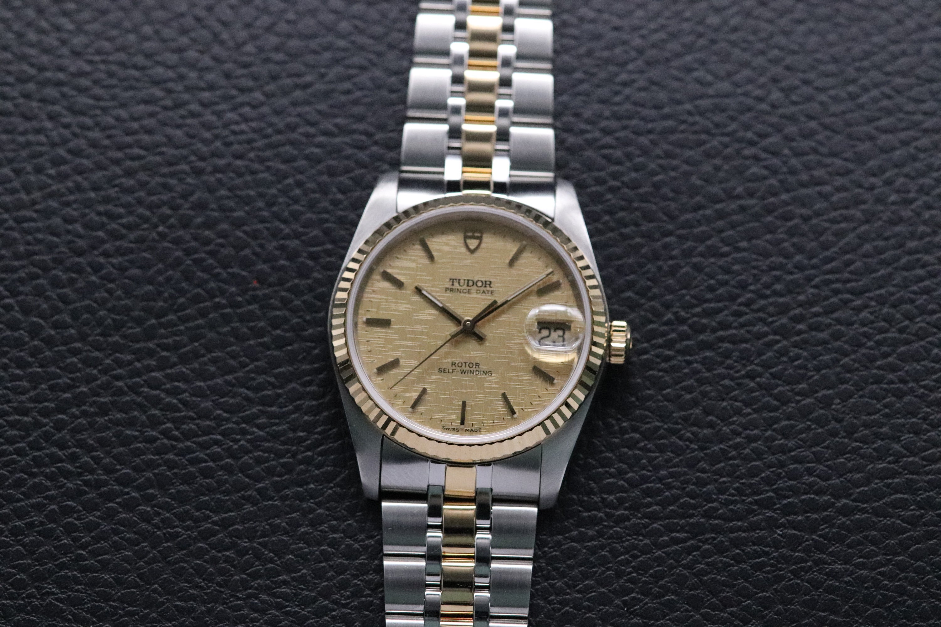 Tudor Prince Date 74033 Gold Dial 2005