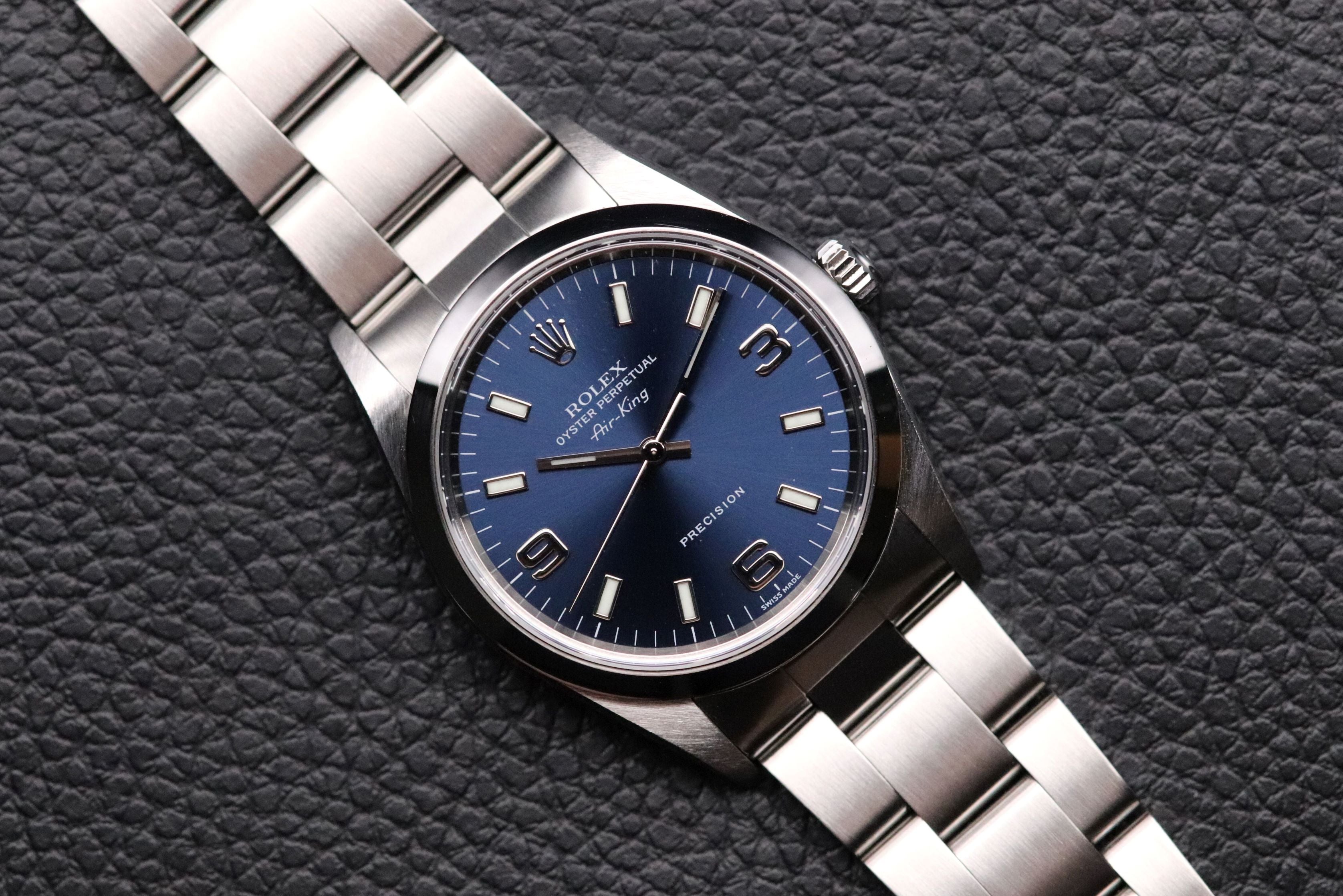 Rolex Air-King 14000 Blue NOS