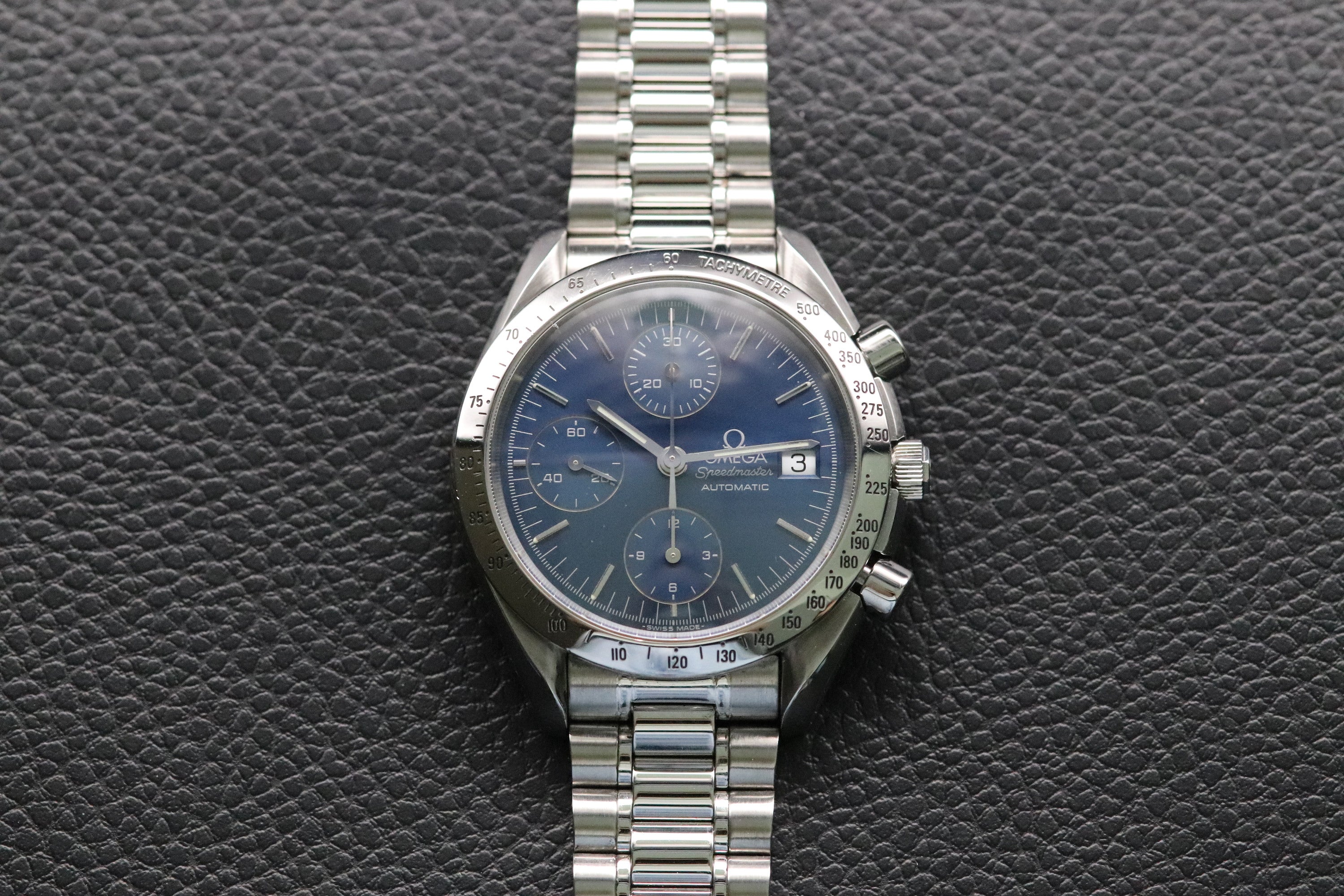 Omega Speedmaster Date 3511.80 Blue Dial 1998