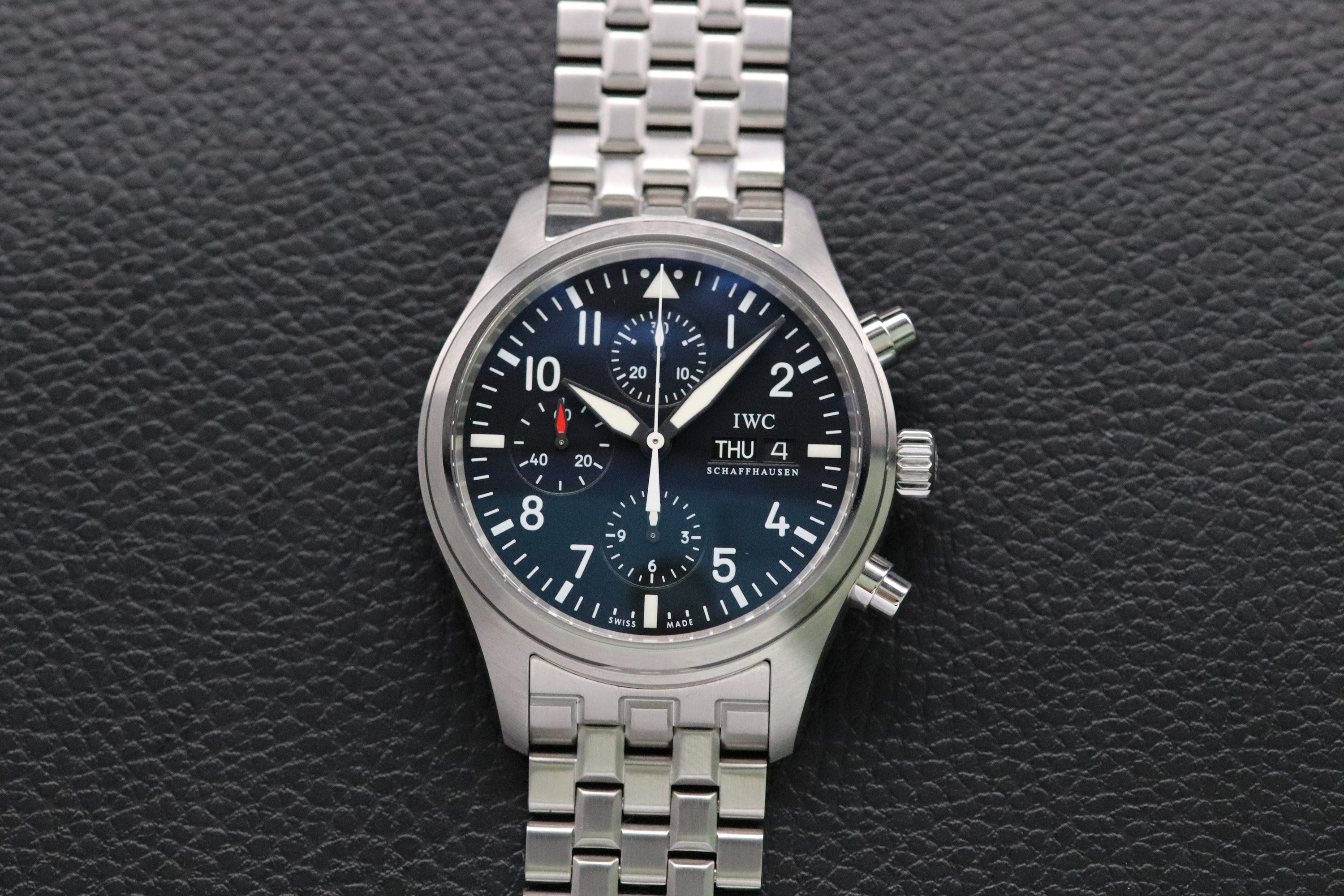 IWC Fliegeruhr Chronograph IW371704 Black Dial 2009