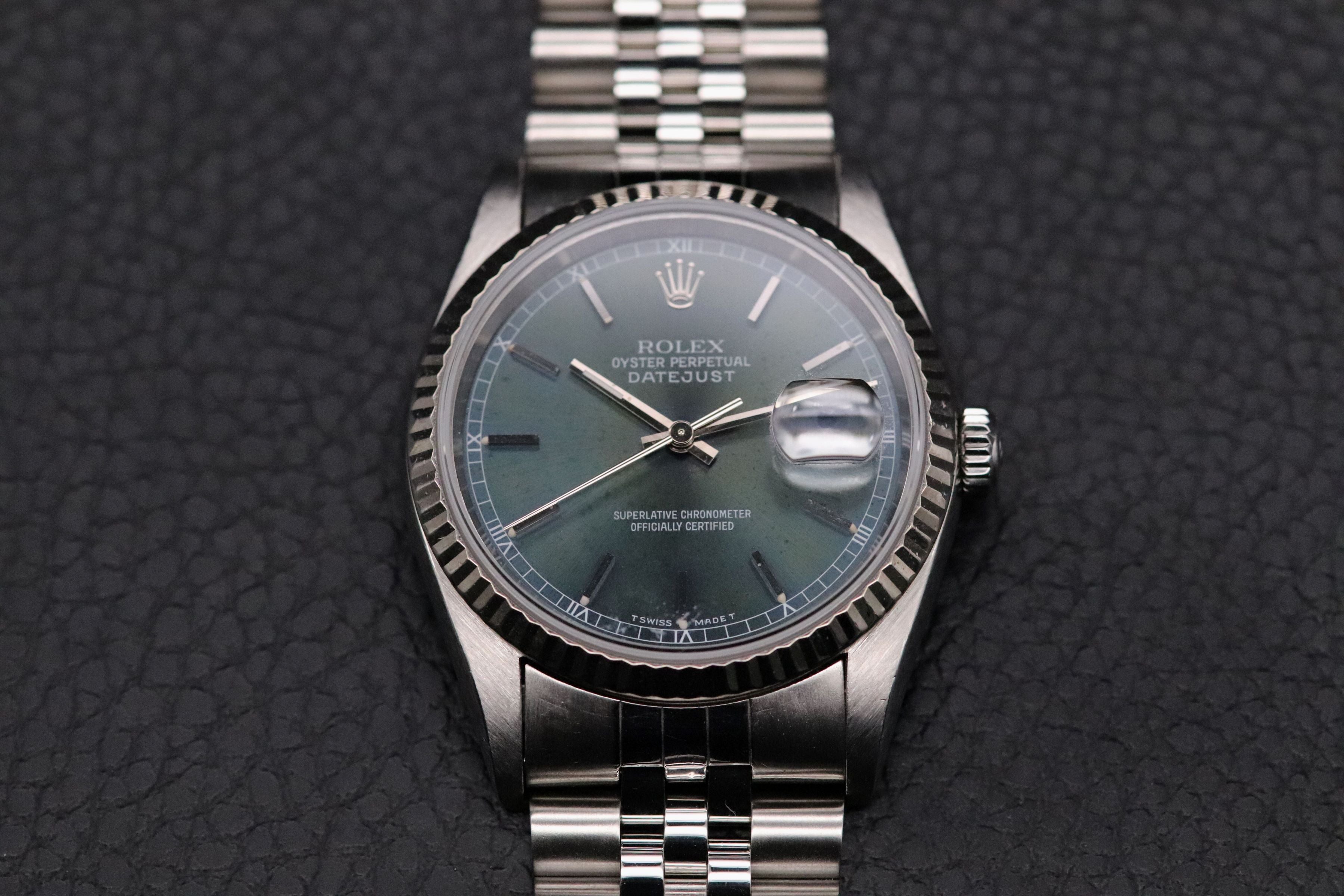 Rolex Datejust 16234 Green Tropical