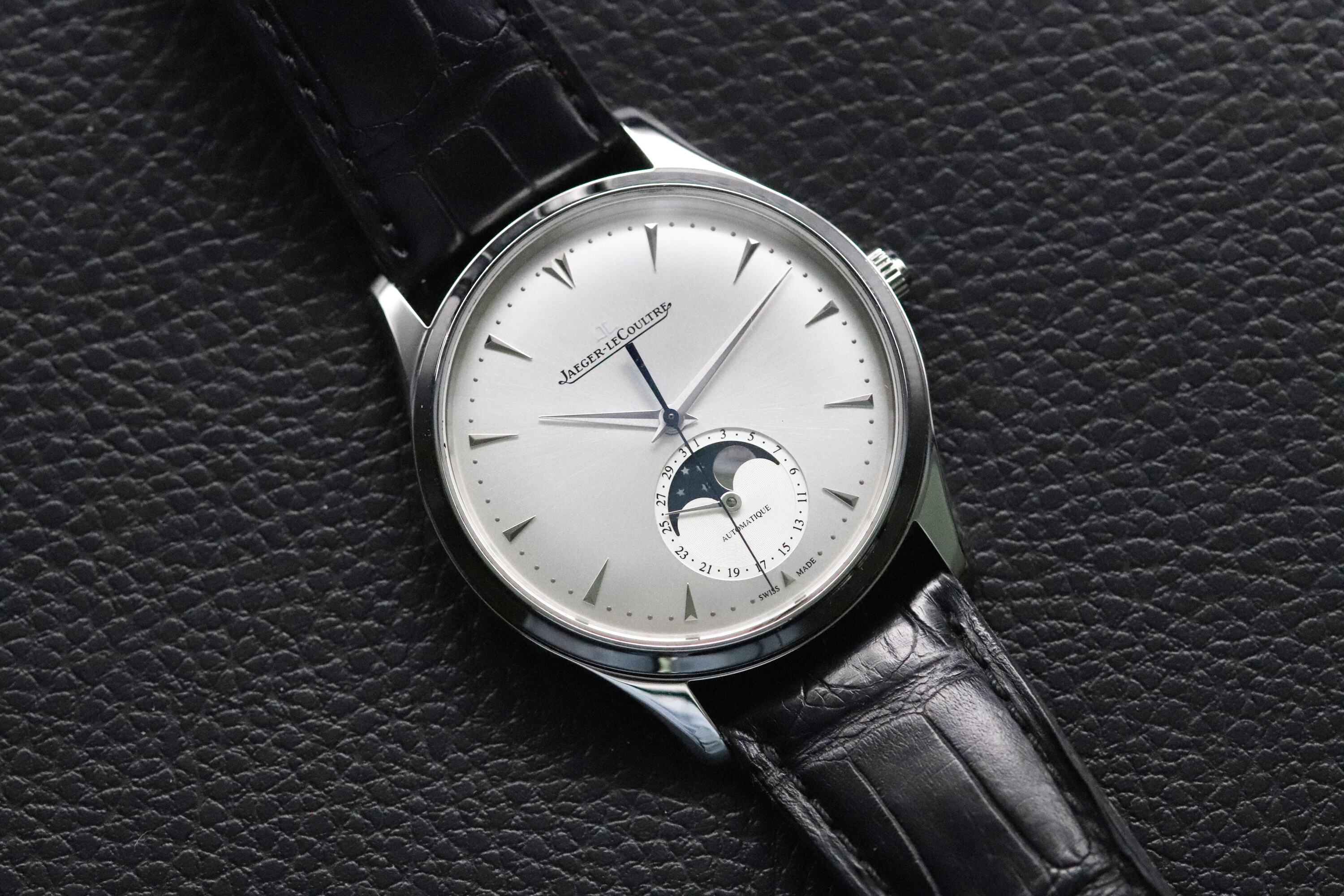 Jaeger-LeCoultre Master Ultra Thin Moon 176.8.64.S Papers 2014