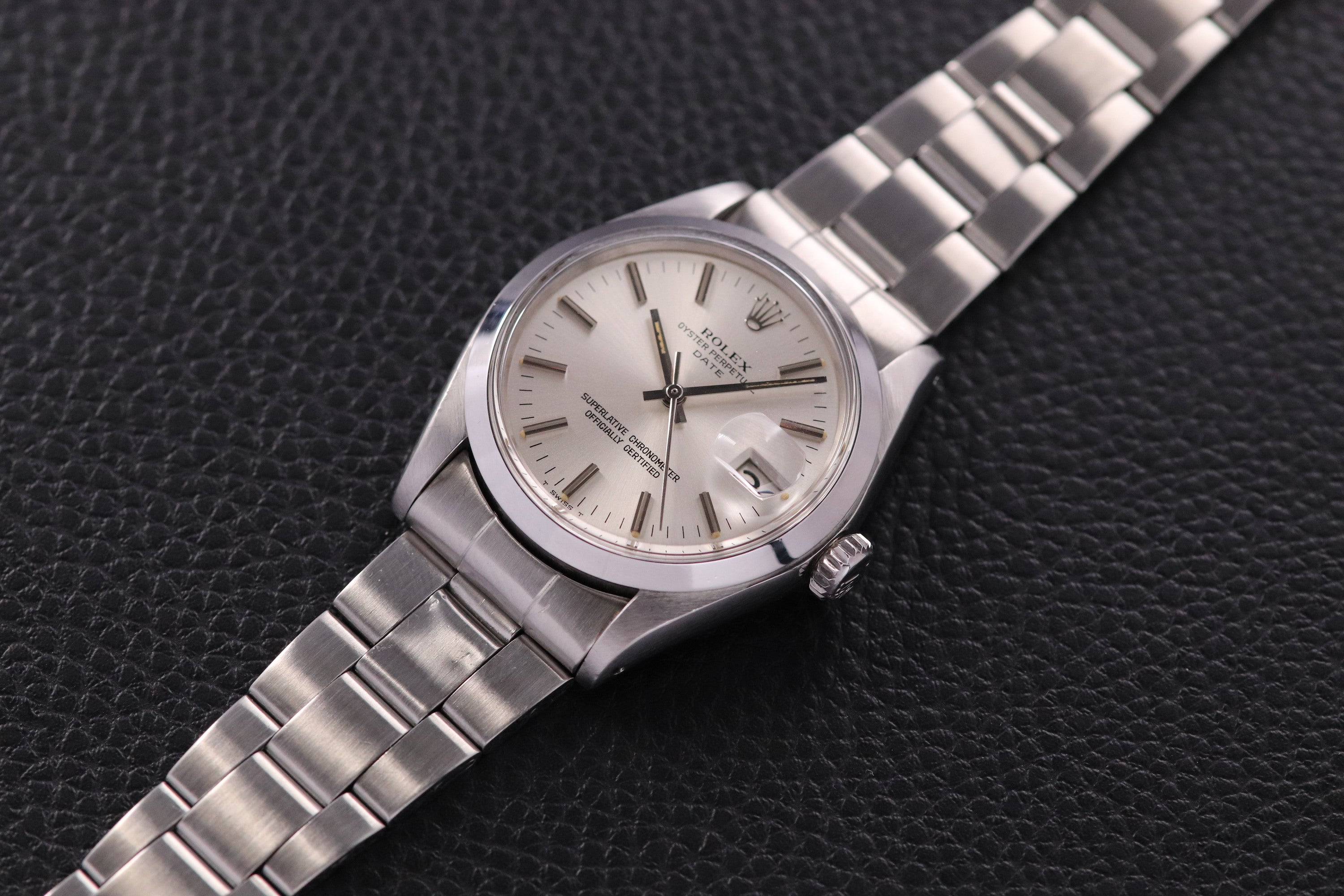 Rolex Date 1500 Silver Dial 1973