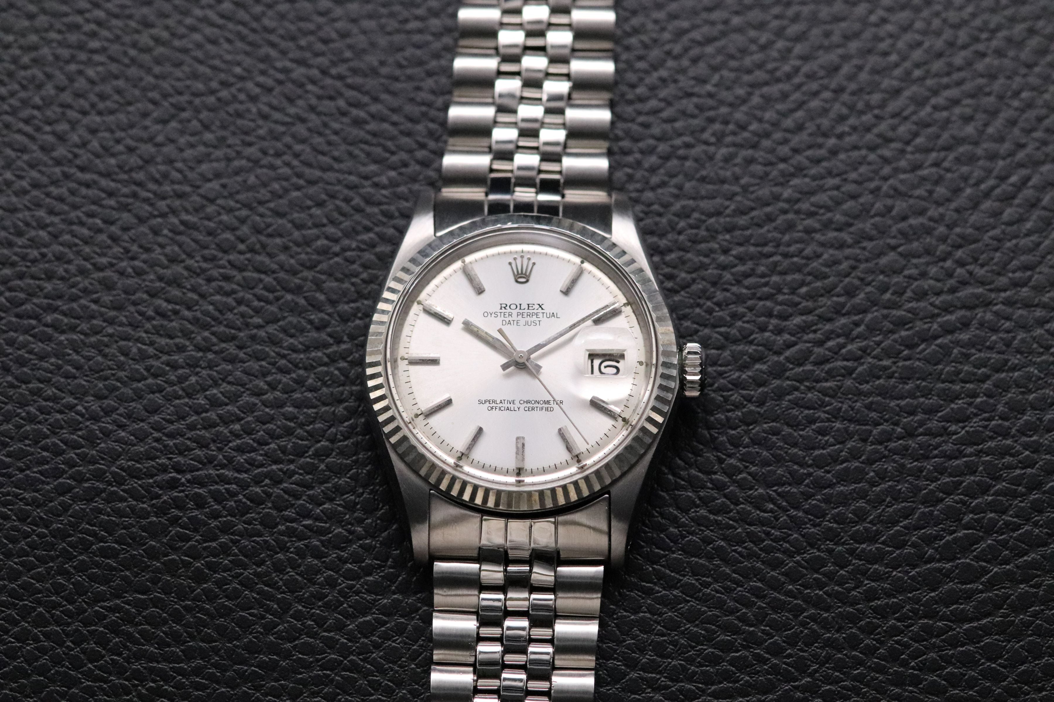 Rolex Datejust 36 Silver Dial 1601 Jubilee 1969