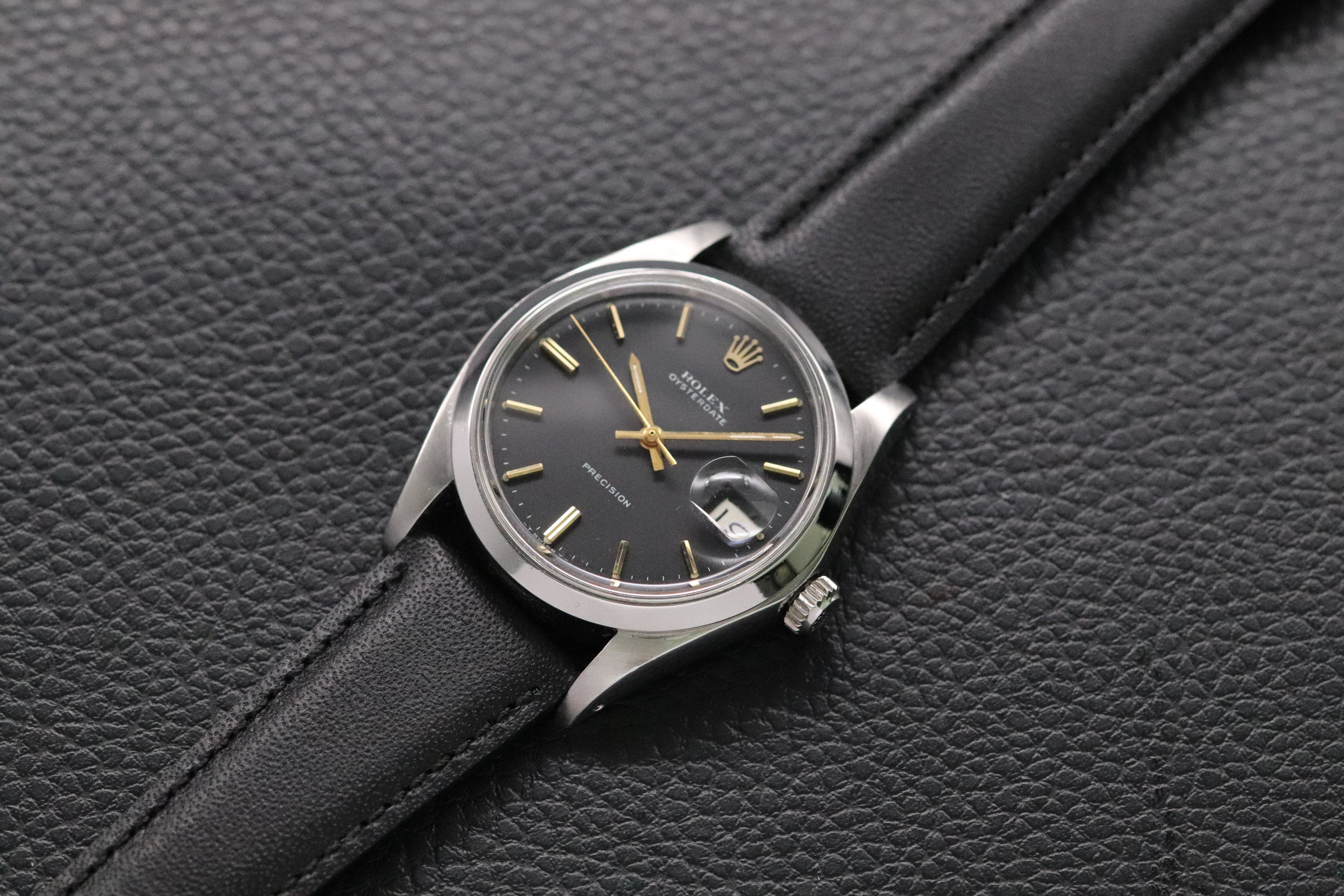 Rolex Oysterdate Precision 6694 Black Dial 1982