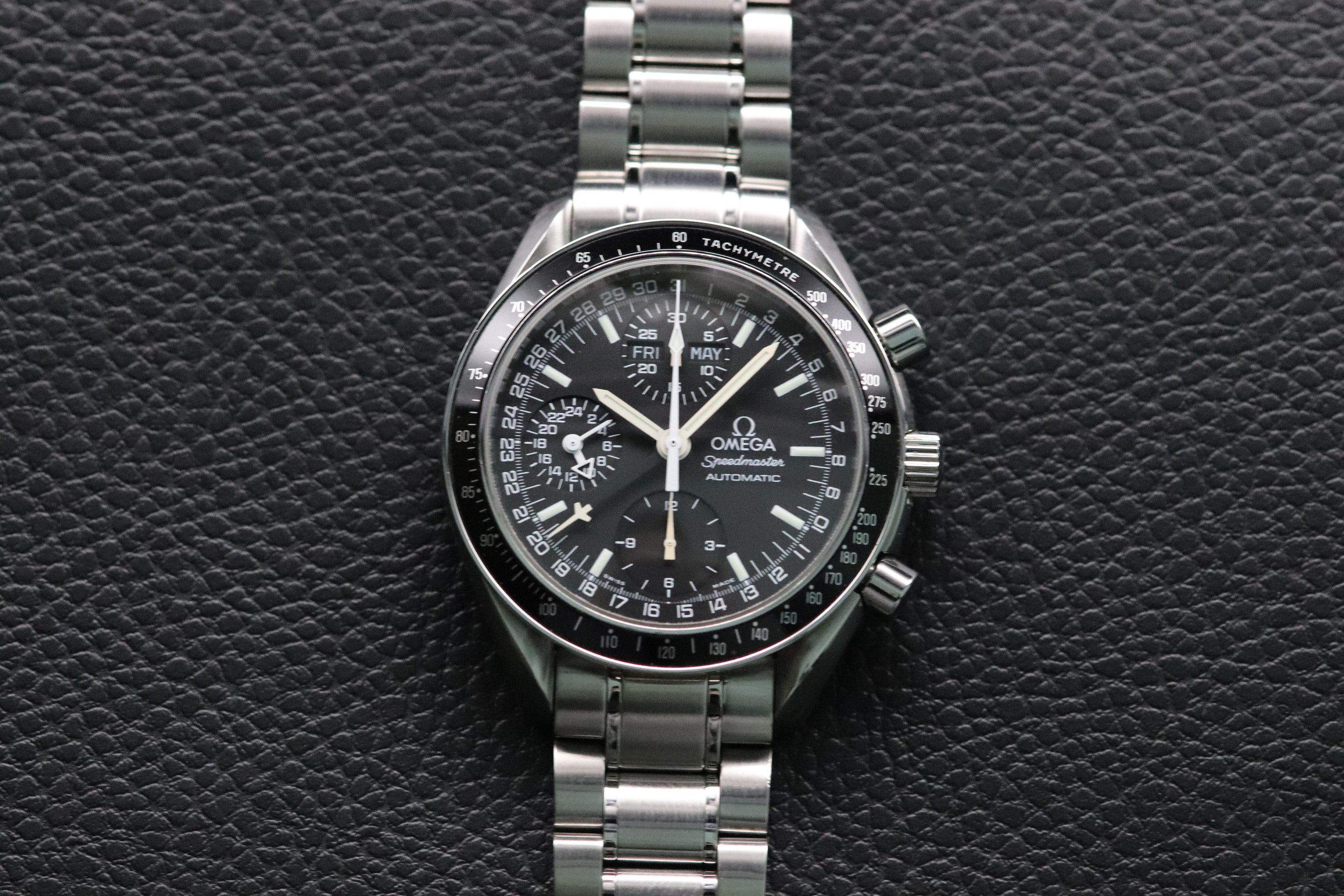 Omega Speedmaster Day Date 3520.50 Black Dial 1998