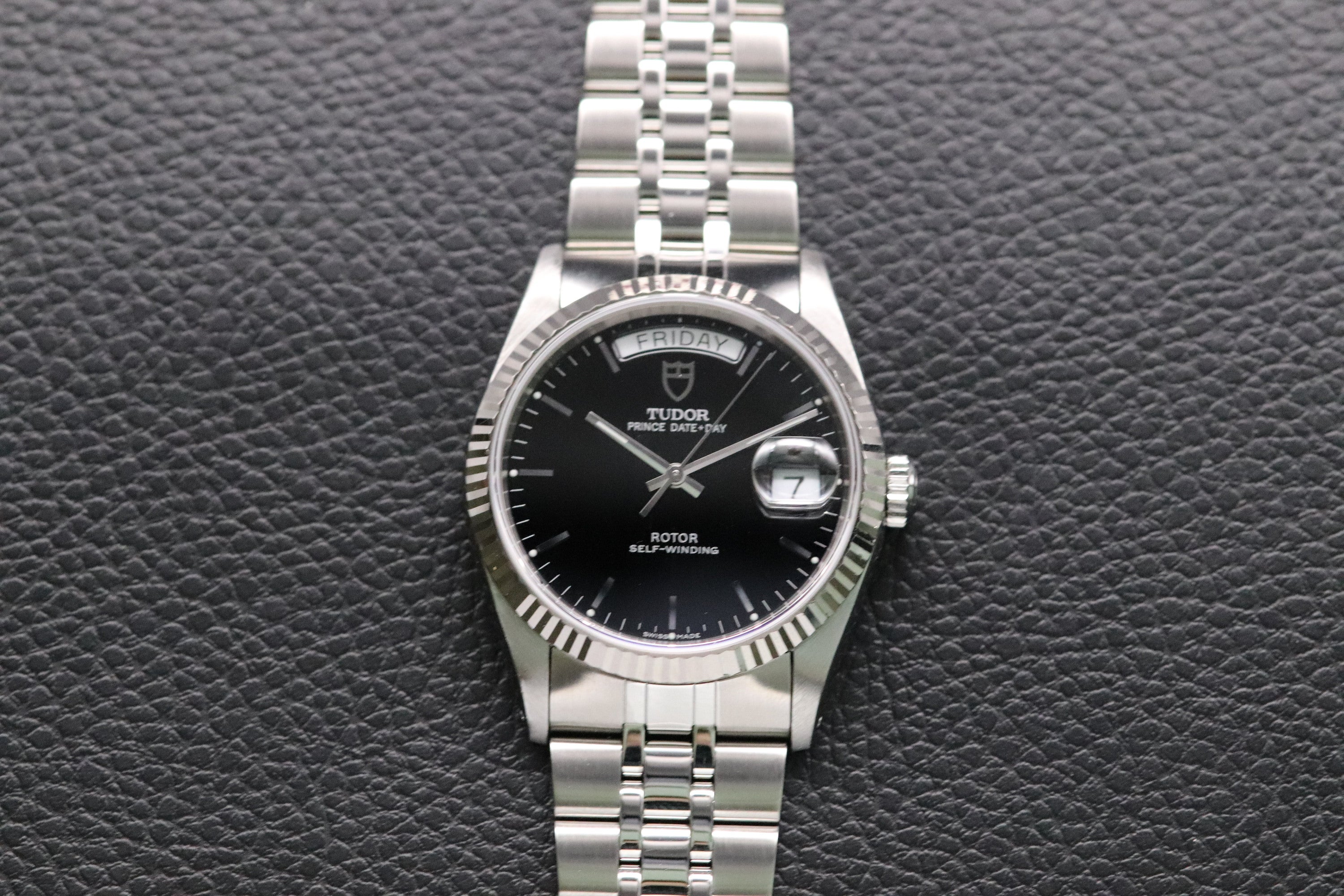 Tudor Prince Date-Day 76214 Black Dial 2008
