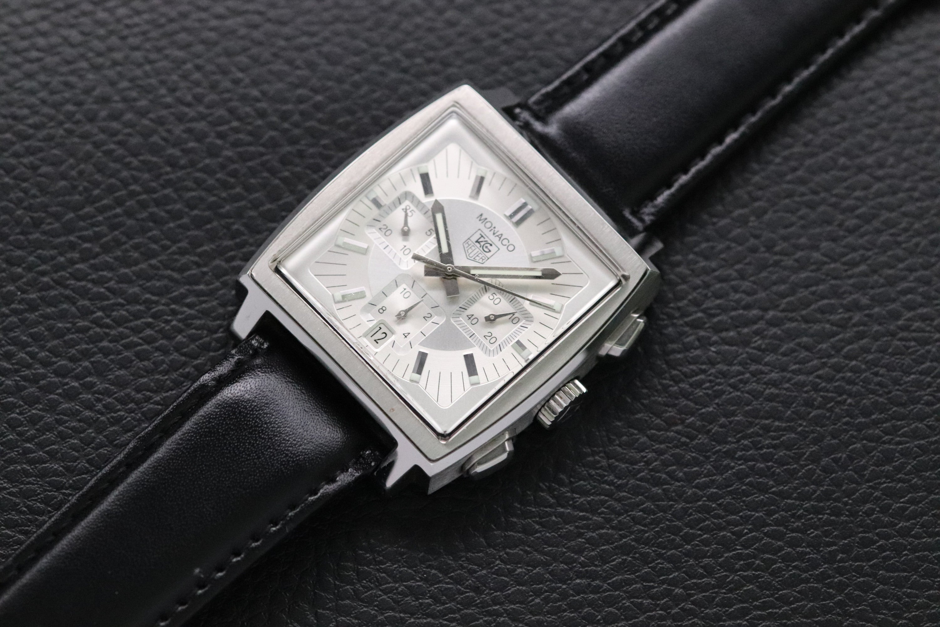 Tag Heuer Monaco CW2112 Silver Dial 2012