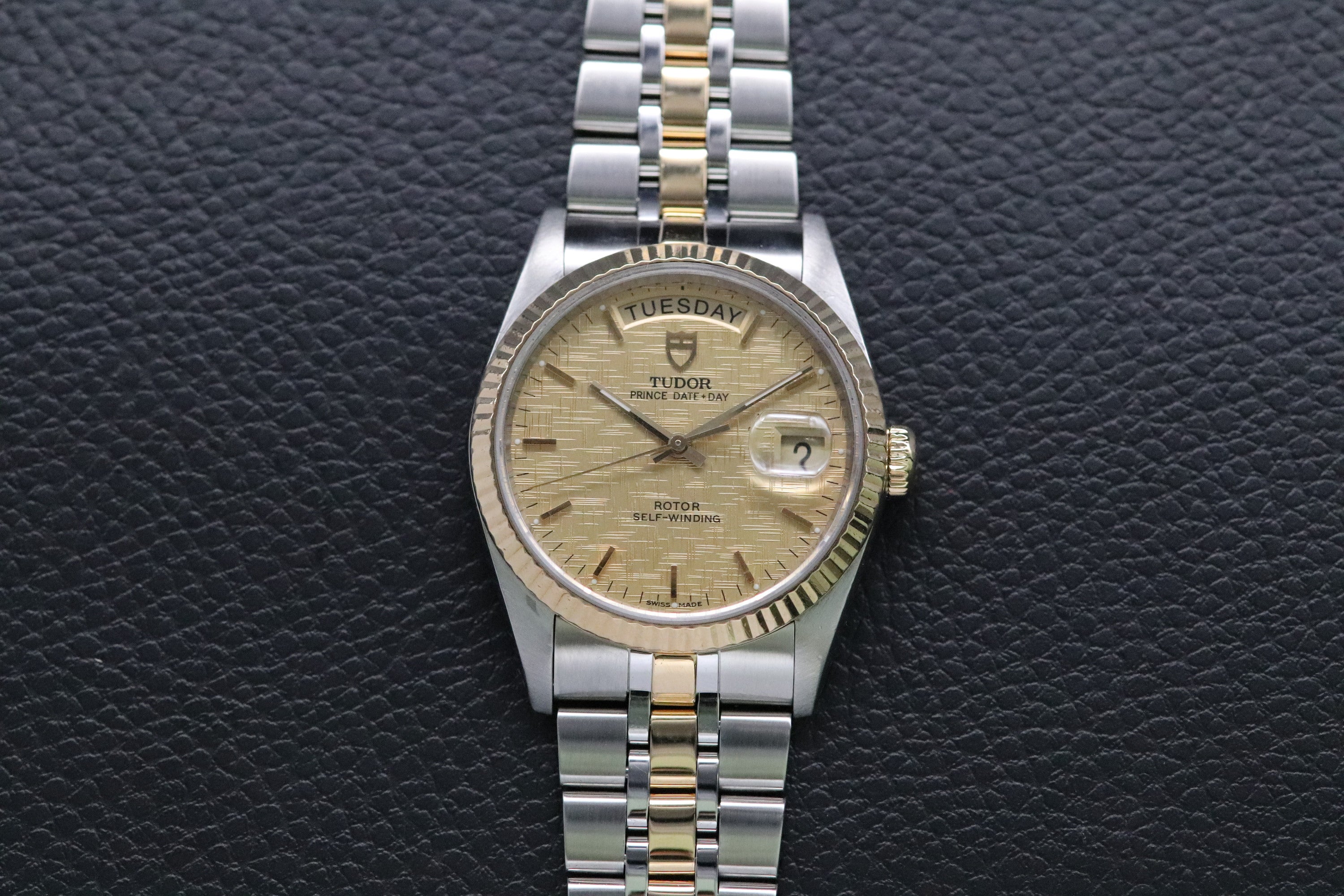 Tudor Prince Date-Day 76213 Linen Dial 2016