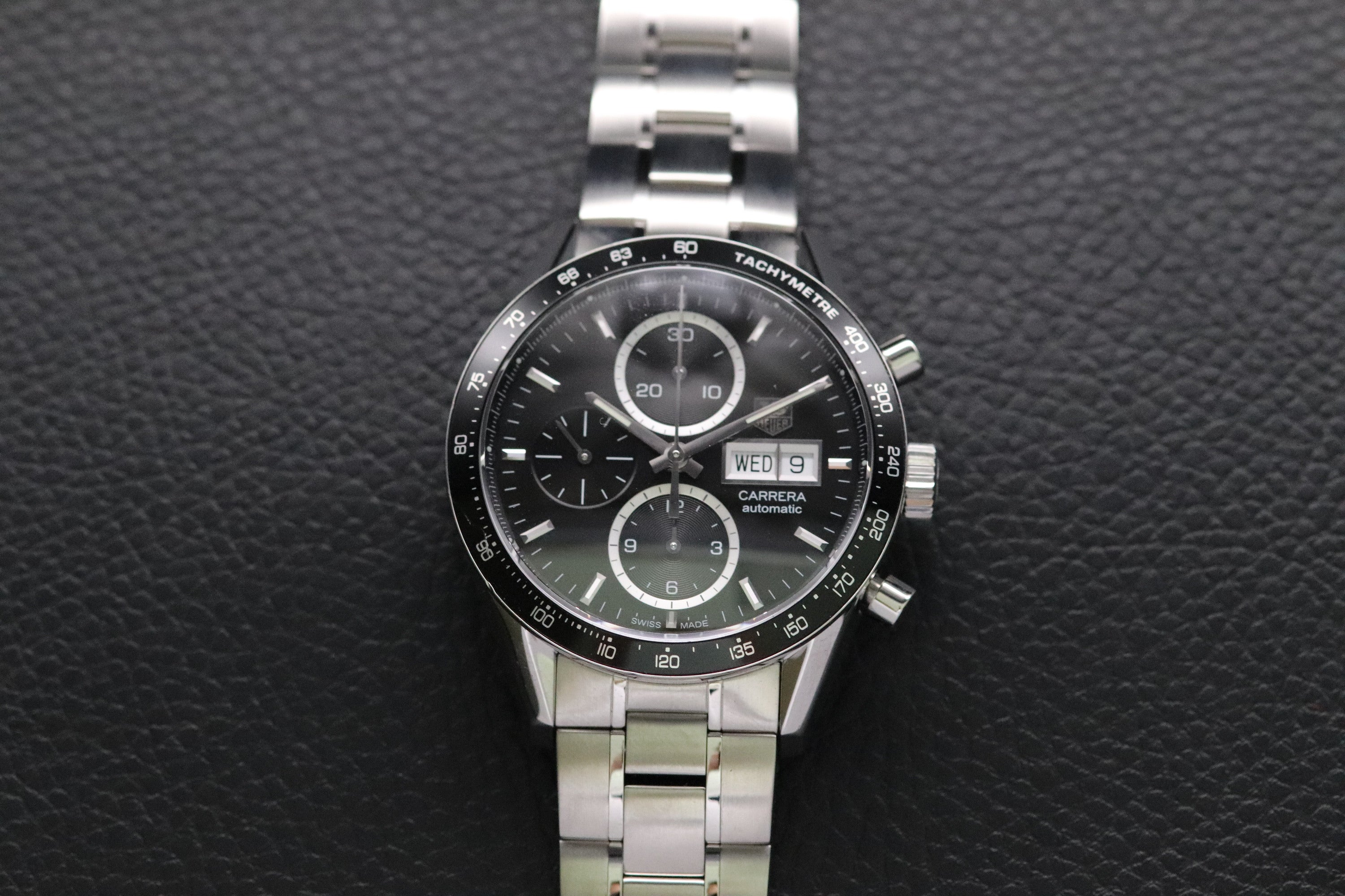Tag Heuer Carrera Calibre 16 CV201AG Black Dial 2018