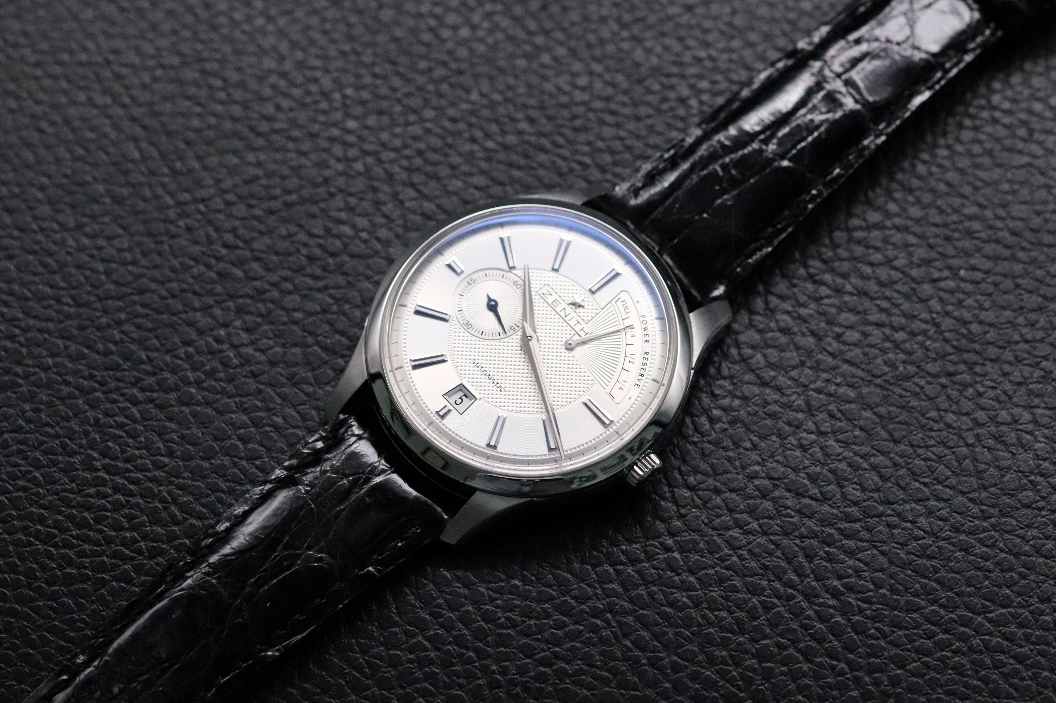 Zenith Captain Power Reserve 03.2120.685 Glass Botton 2013 Papers