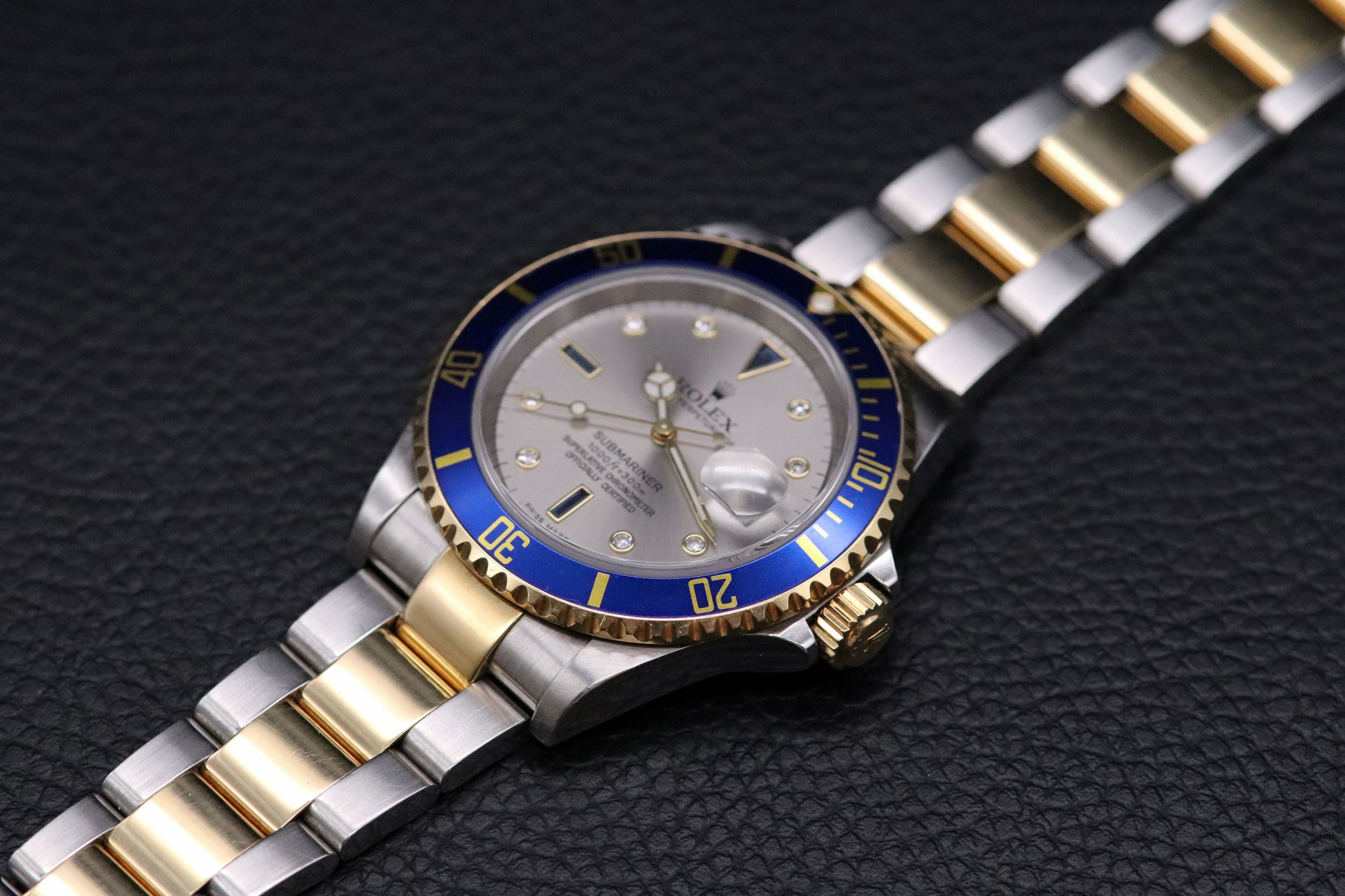 Rolex Submariner 16613 Serti Sultan