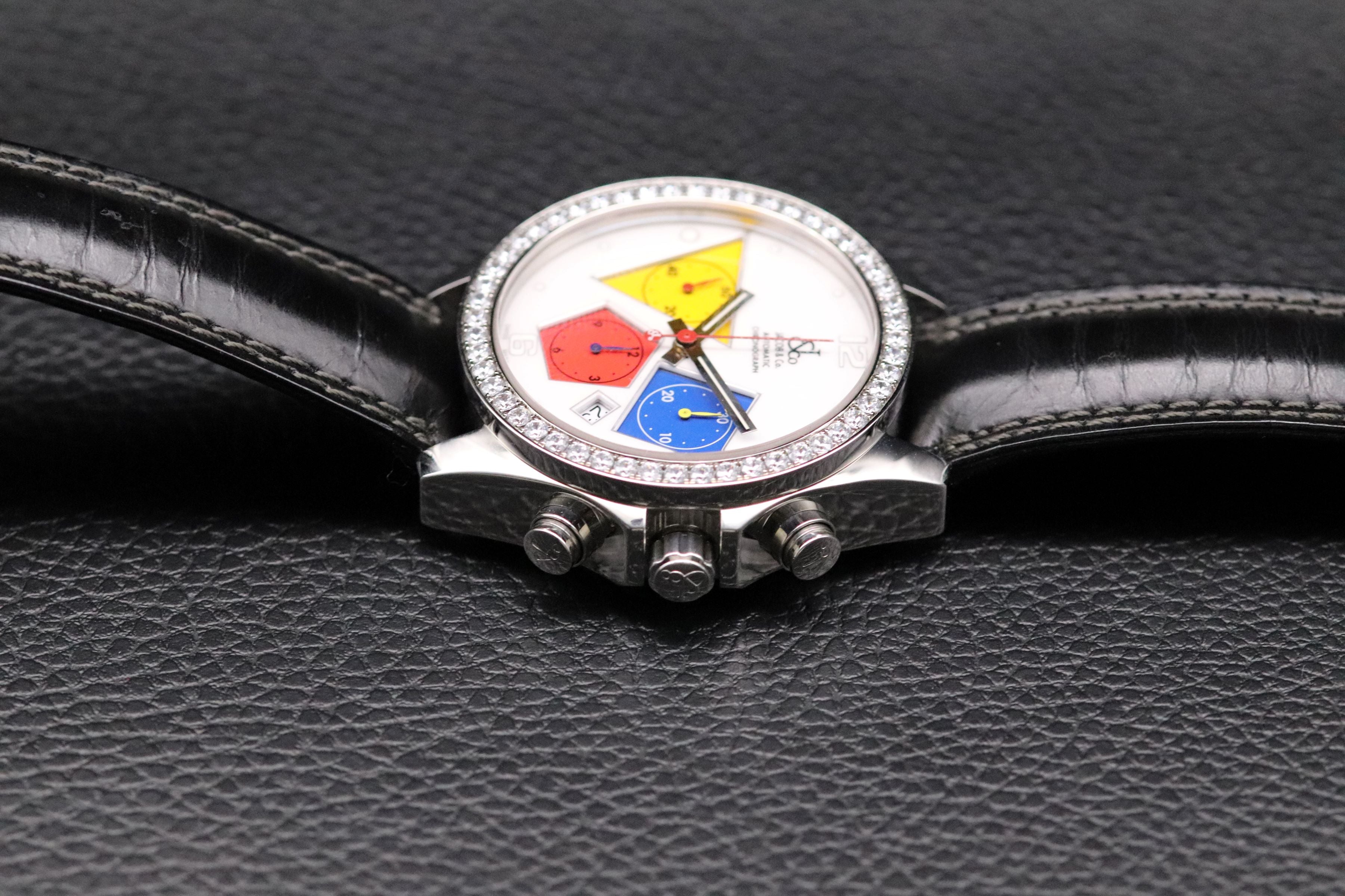 Jacob & CO Chronograph Diamonds Automatic 2008 Glass Bottom