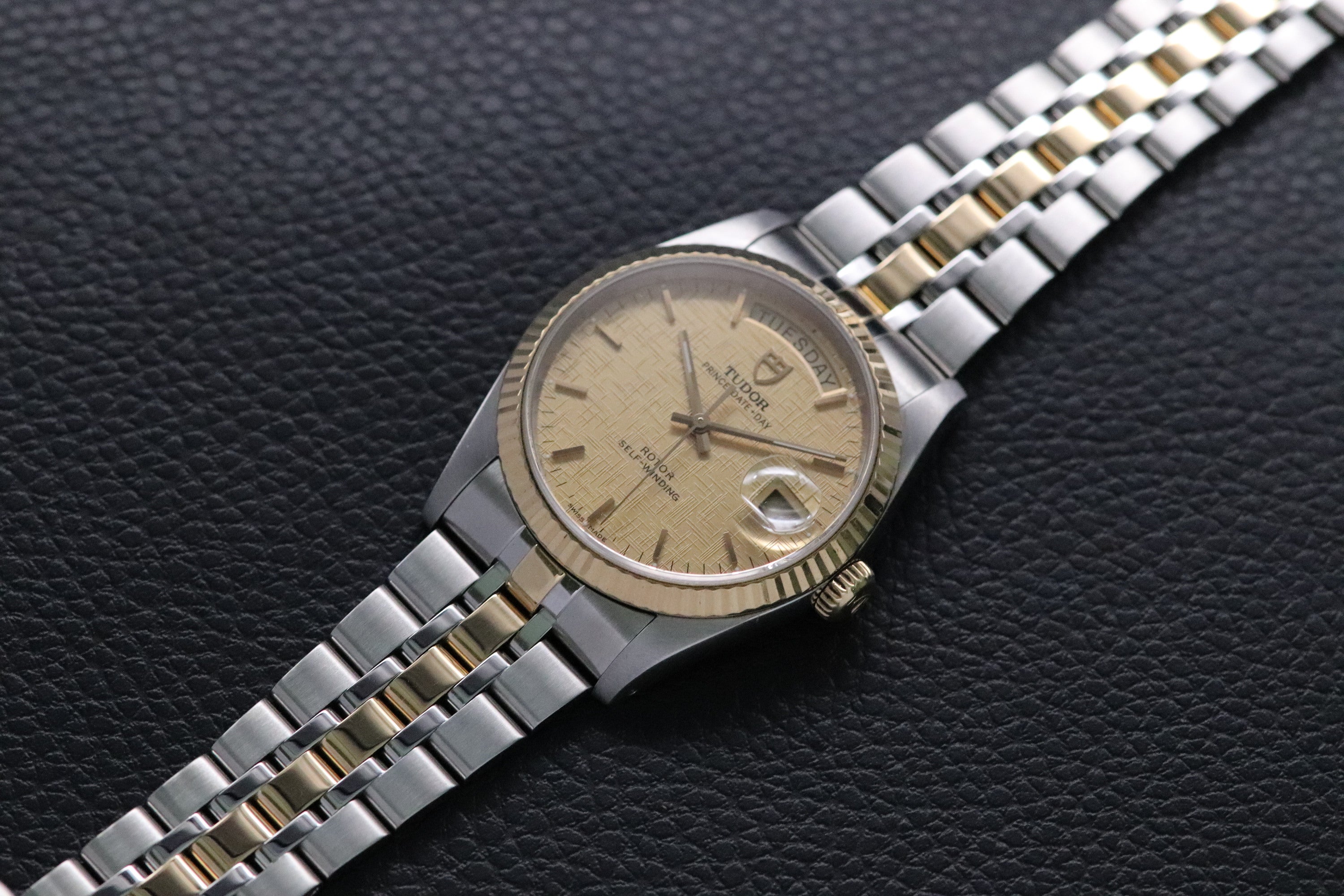 Tudor Prince Date-Day 76213 Linen Dial 2017