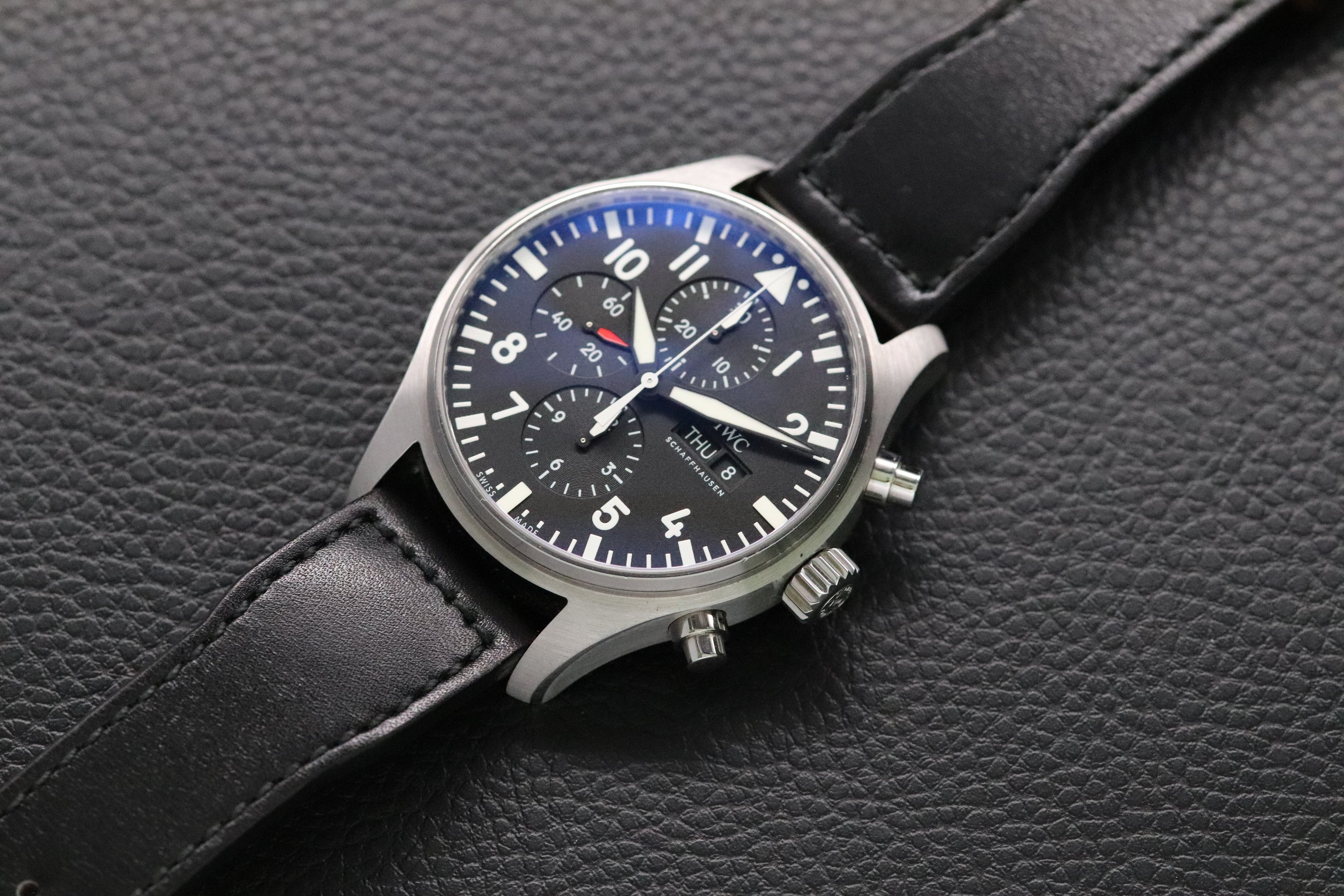 IWC Fliegeruhr Chronograph IW377709 Papers 2018
