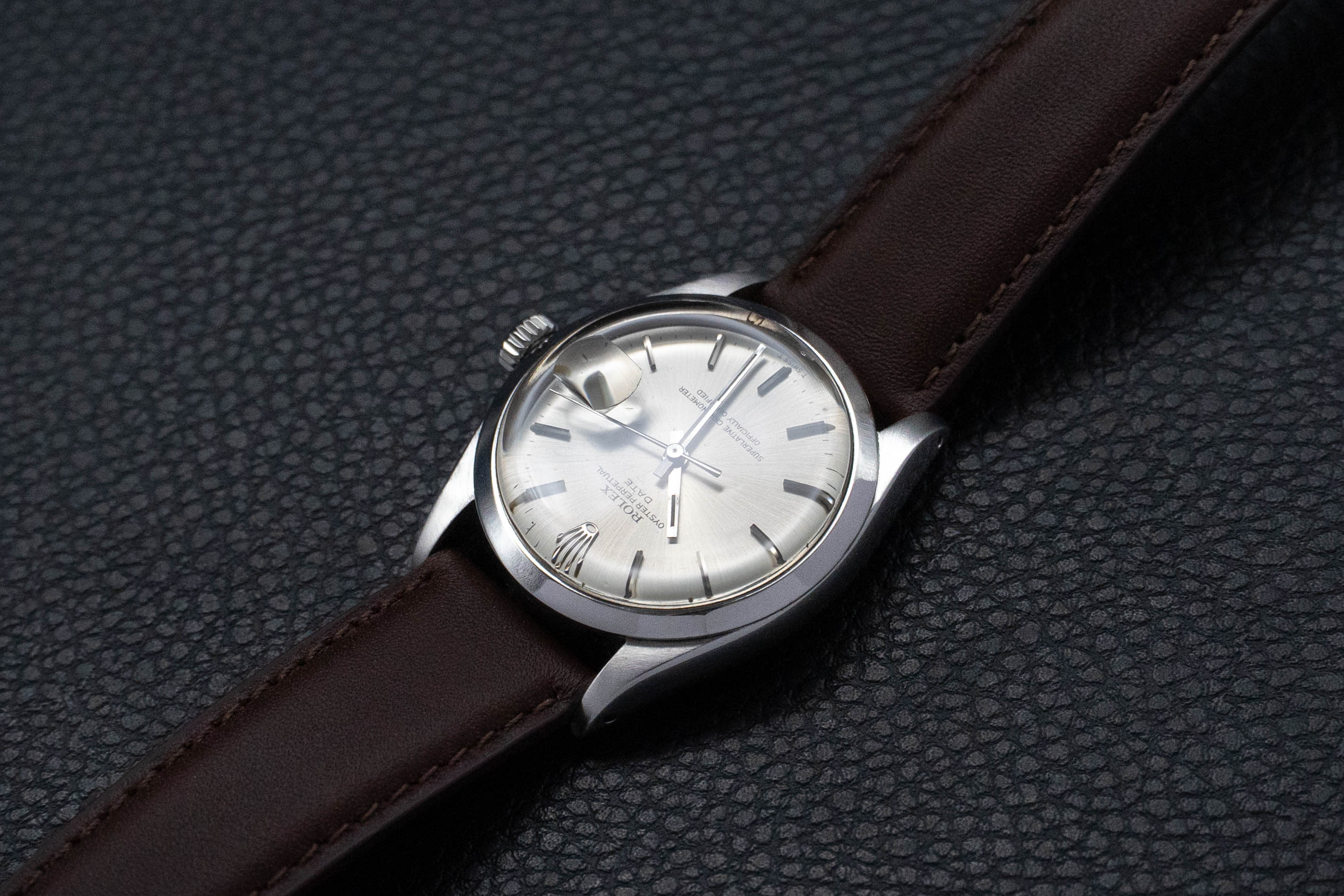 Rolex Date 1500 Silver Dial 1969