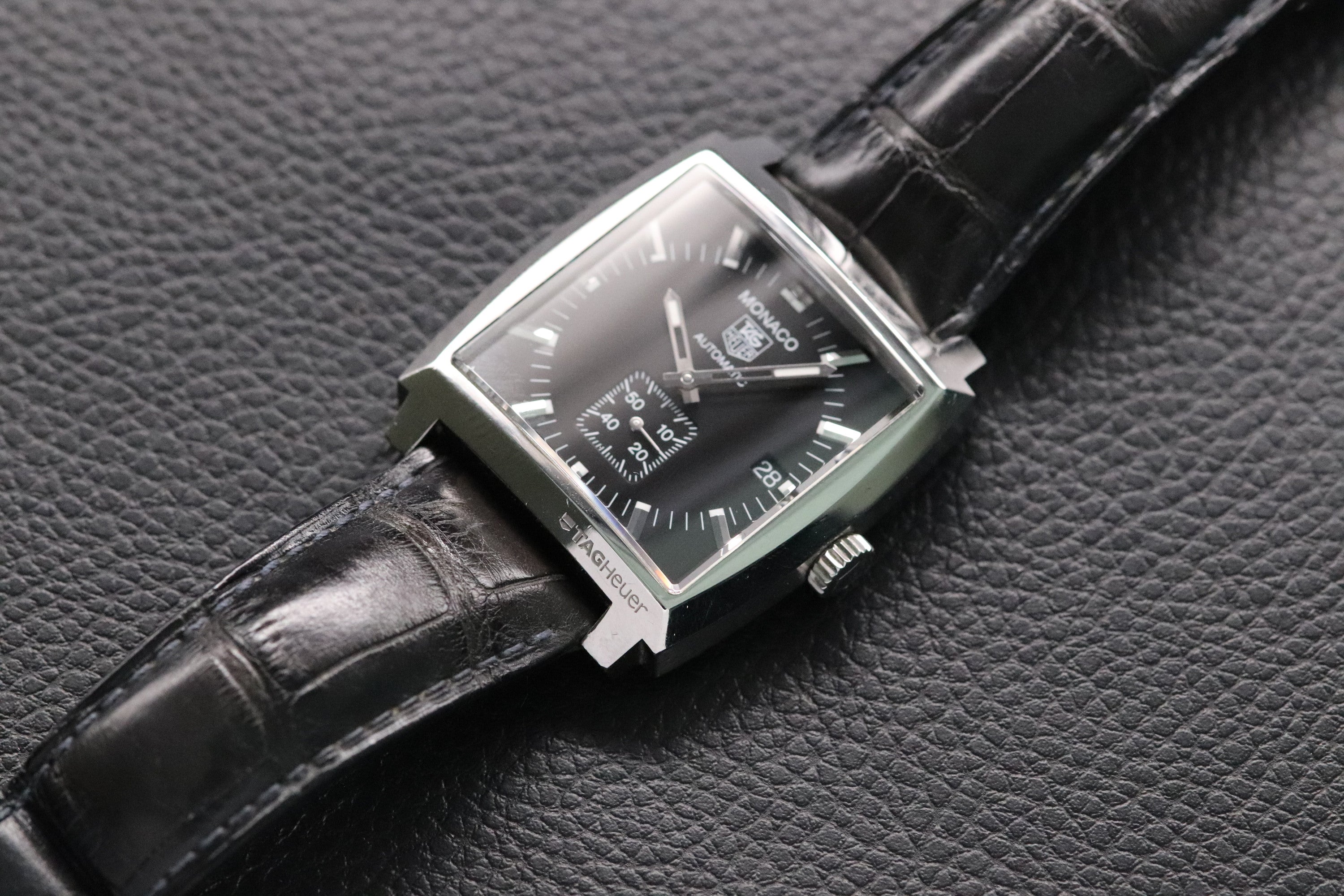 Tag Heuer Monaco WW2110 Black Dial 2010