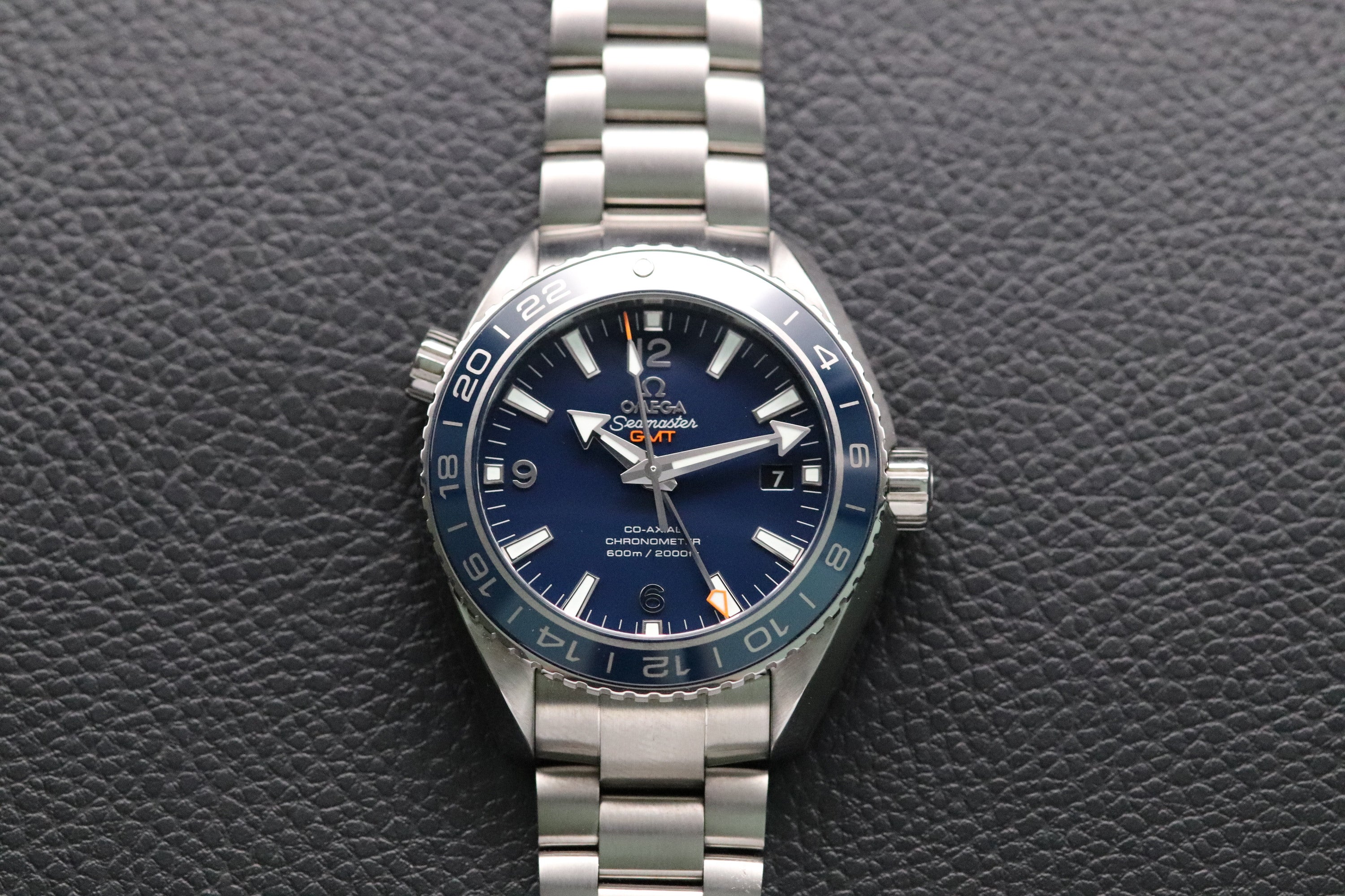 Omega Seamaster Planet Ocean GMT 232.90.44.22.03.001 Fullset 2019 Box+Papers