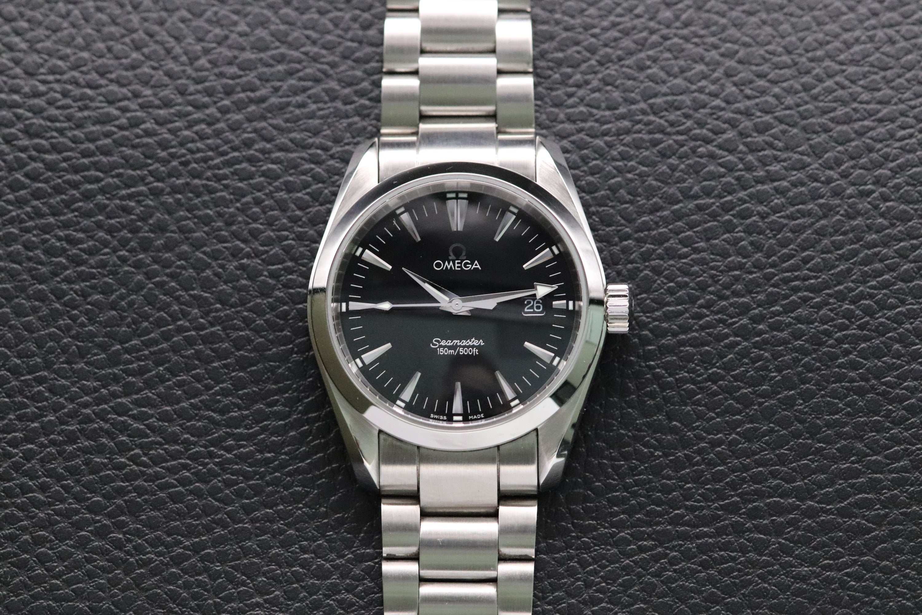 Omega Seamaster Aqua Terra 2518.50 Black Dial 2004 Papers