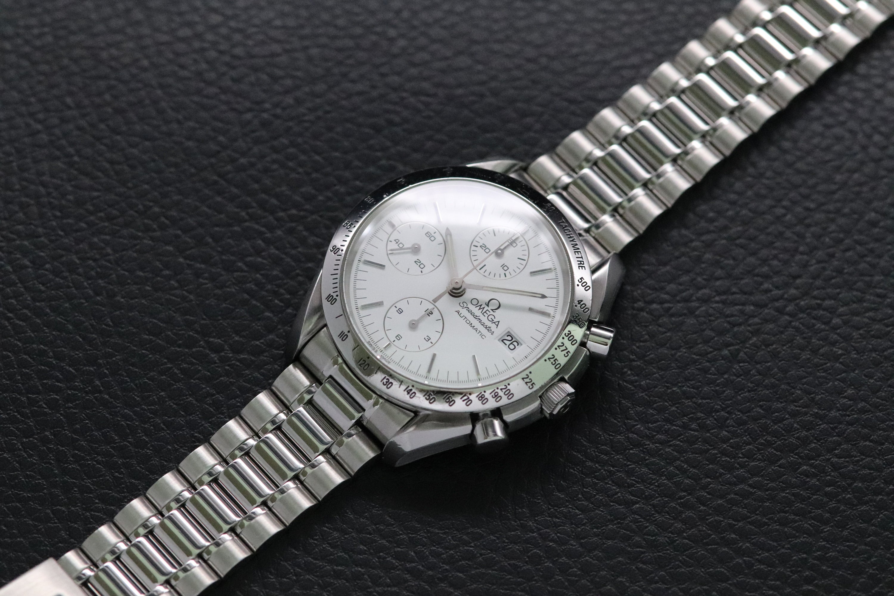 Omega Speedmaster Date 3511.20 White Dial 1998 Albino