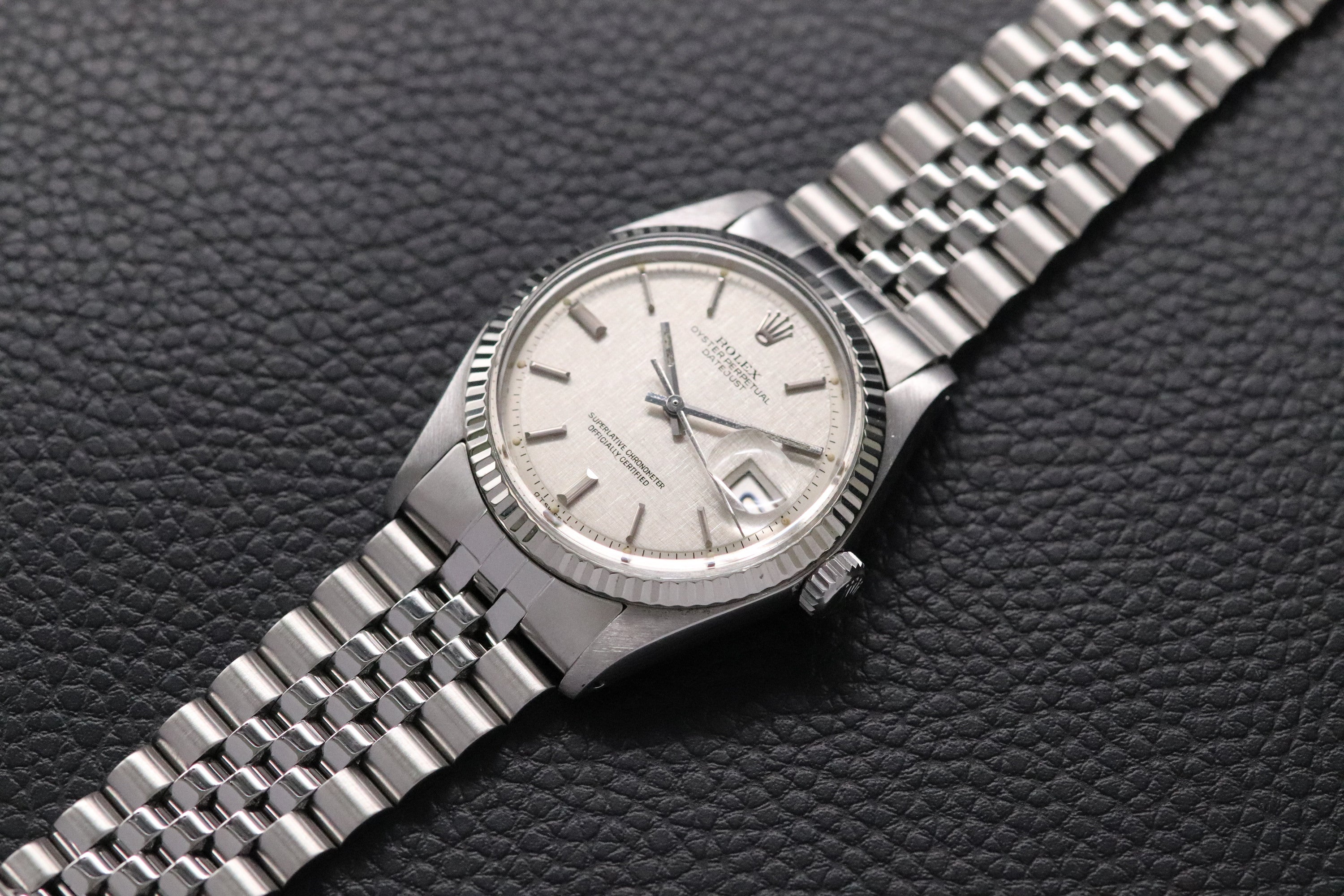 Rolex Datejust 1601 Linen Dial 1972