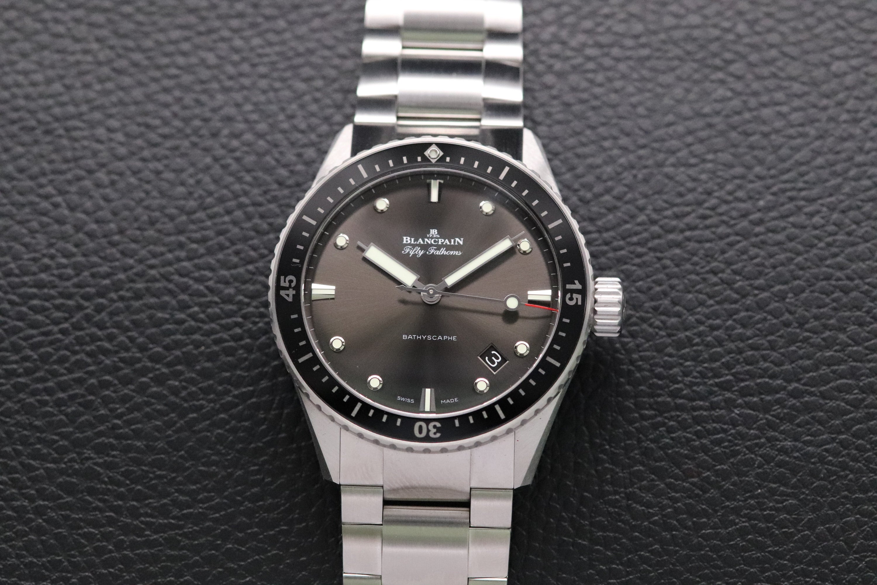 Blancpain Fifty Fathoms Bathyscape 5000-1110-71S Fullset 2023 Box+Papers