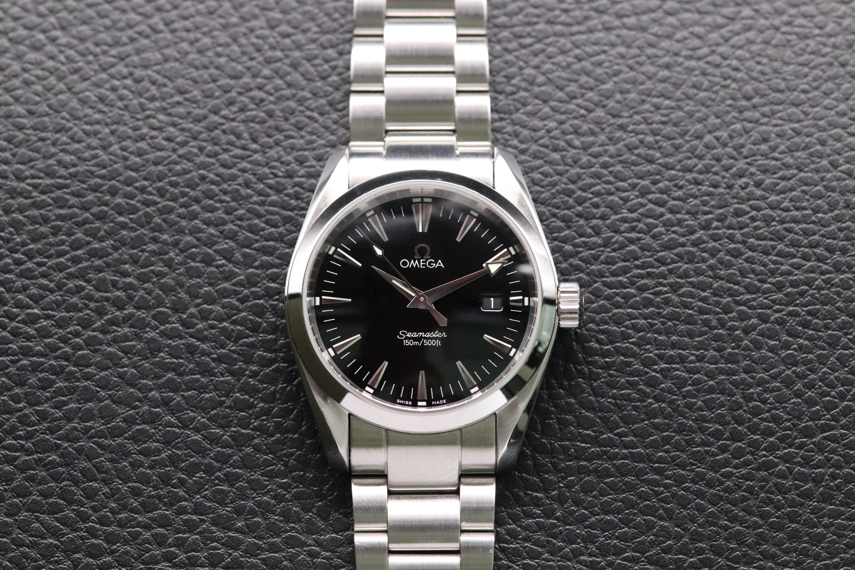 Omega Seamaster Aqua Terra 2518.50 Black Dial 2009 Papers