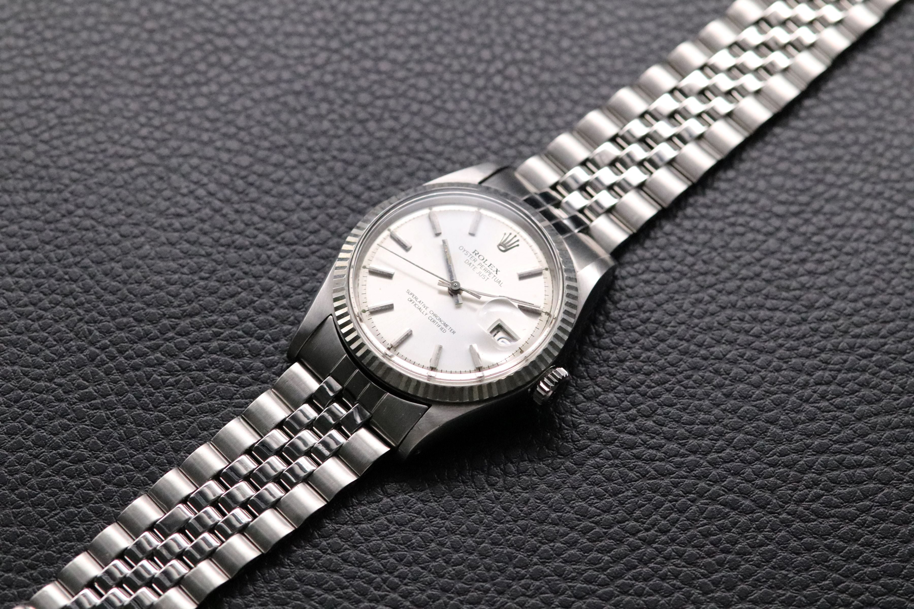 Rolex Datejust 36 Silver Dial 1601 Jubilee 1969