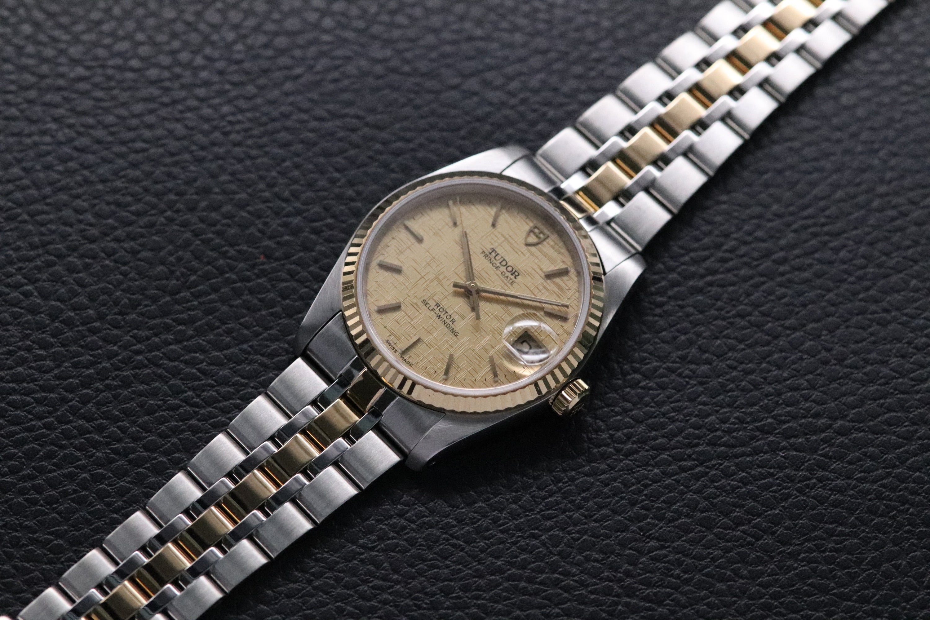 Tudor Prince Date 74033 Gold Dial 2005
