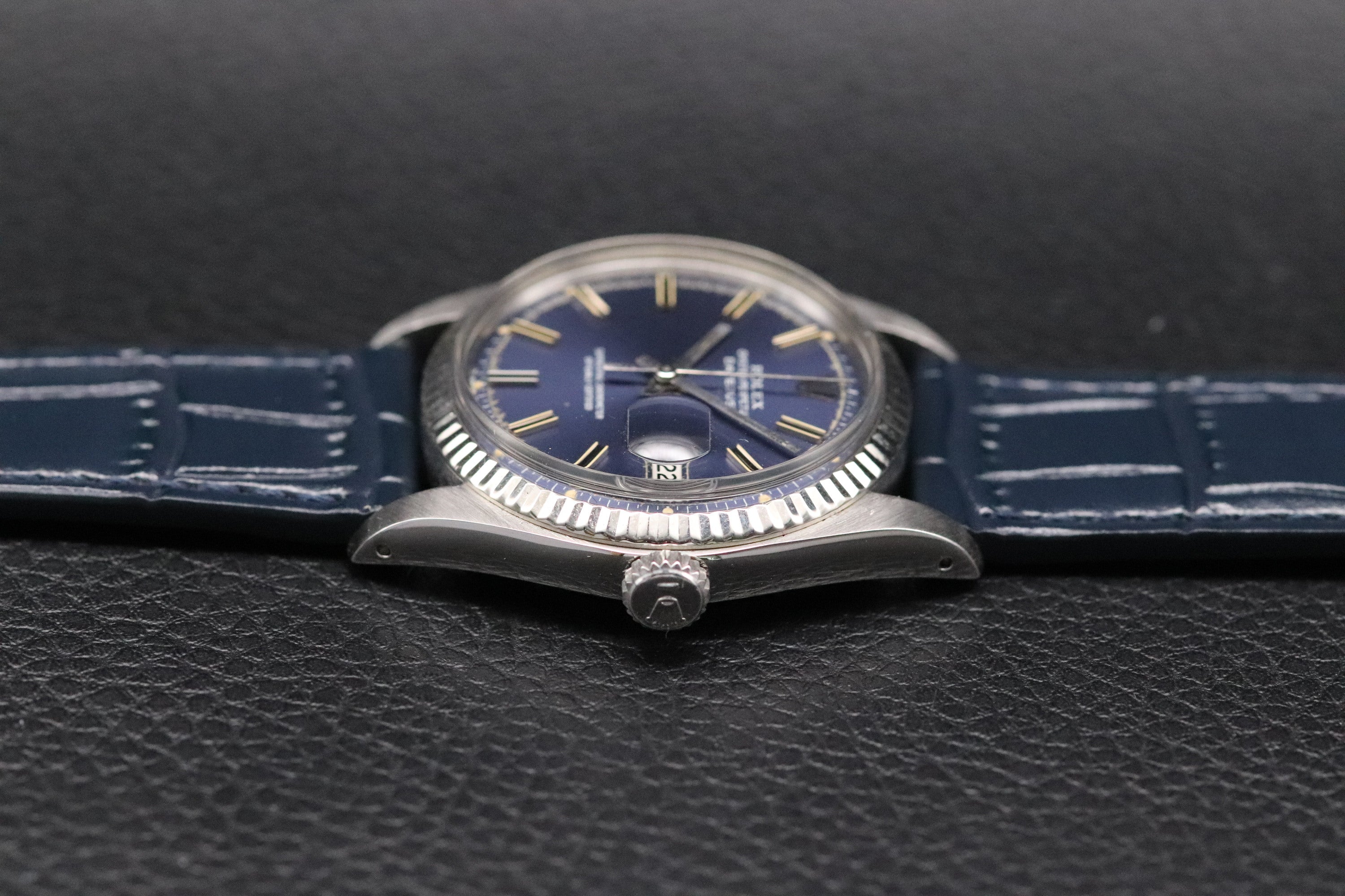 Rolex Datejust 1601 Blue Dial 1972