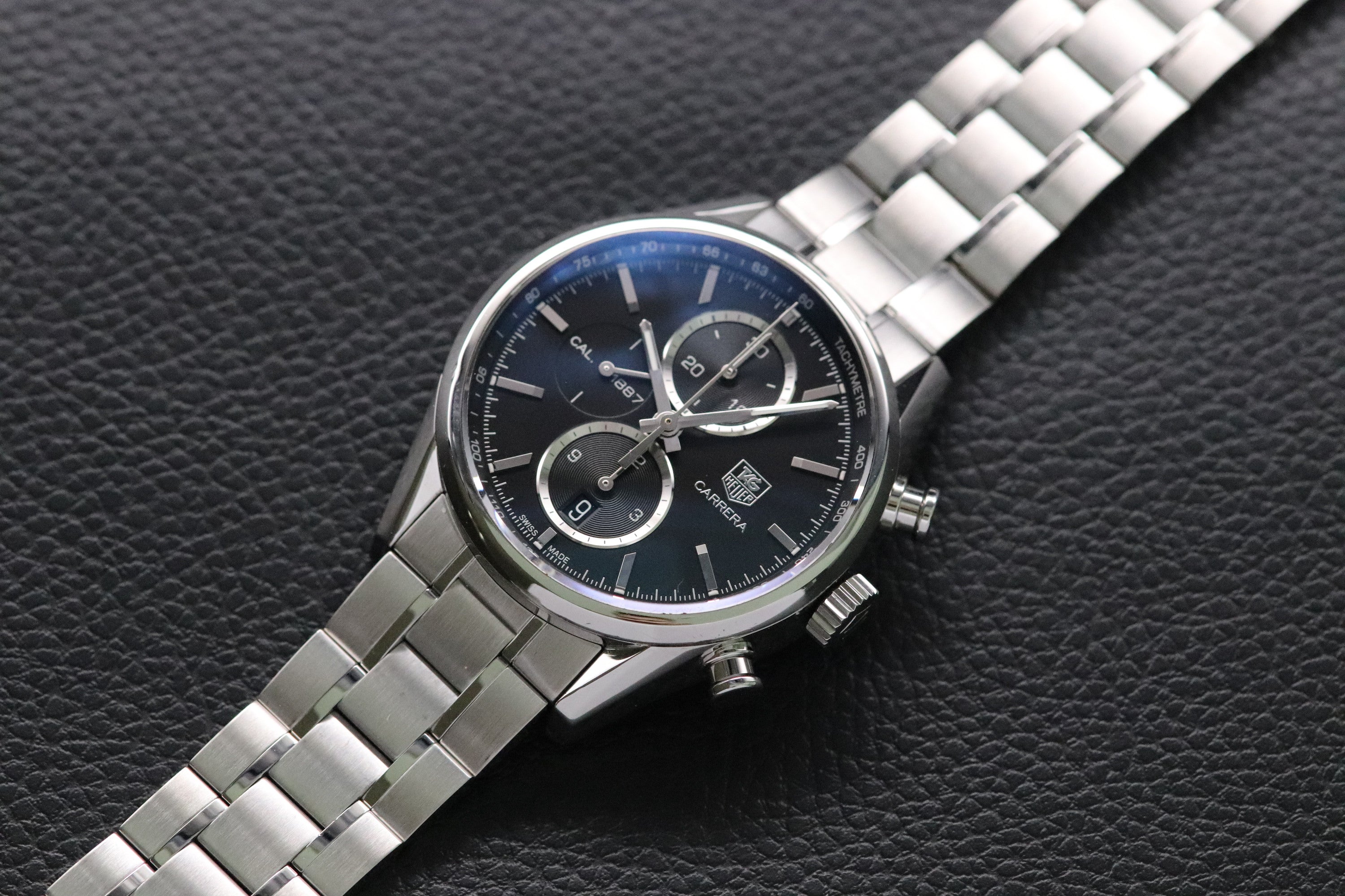 Tag Heuer Carrera Calibre 1887 CAR2110-3 Black Dial 2015