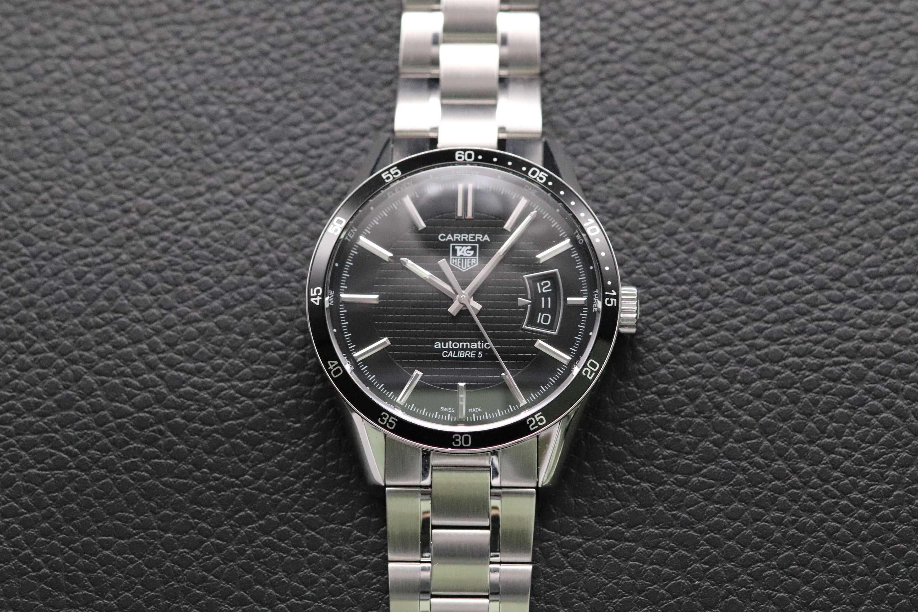 Tag Heuer Carrera Calibre 5 WV211M Black Dial 2010 Papers