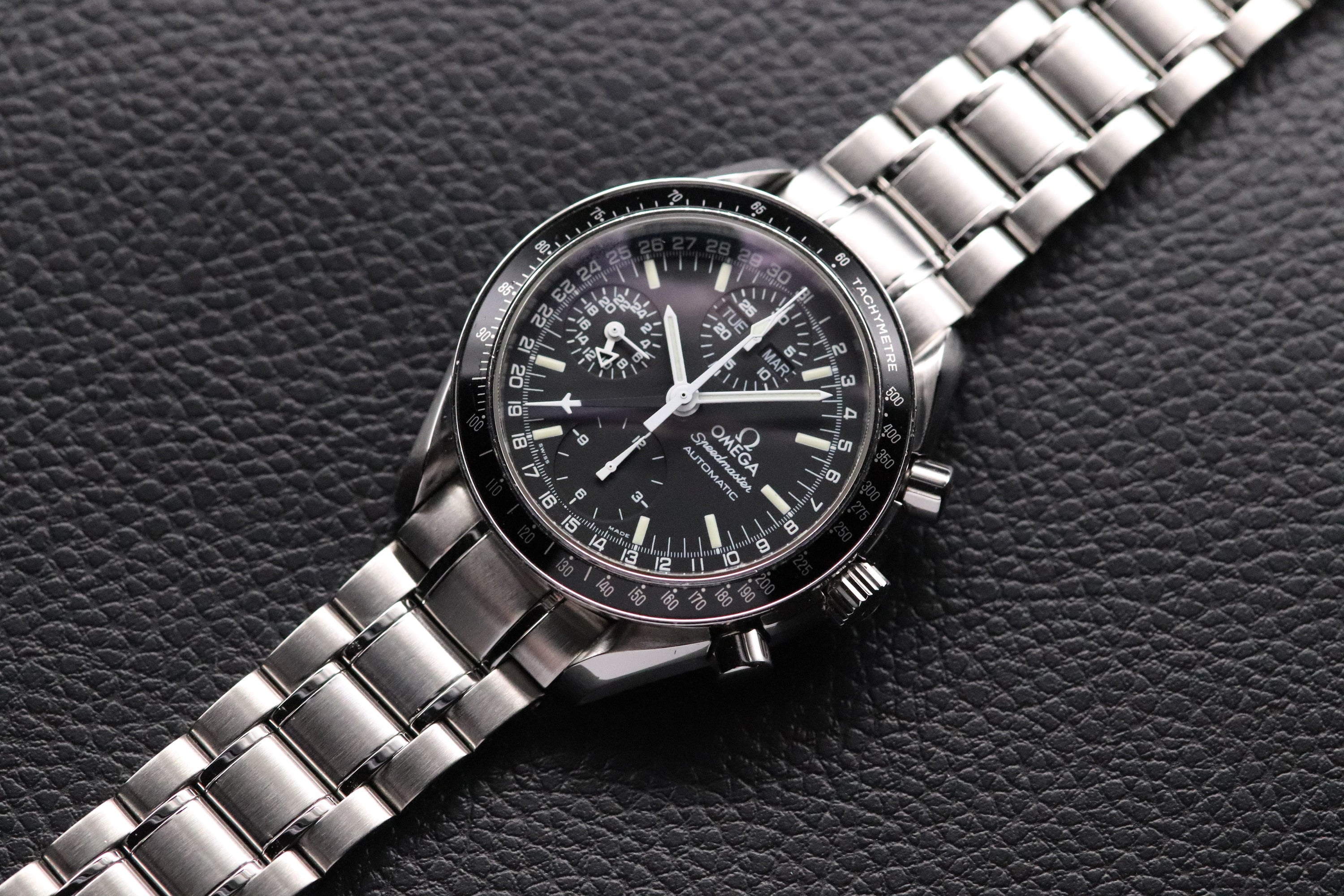Omega Speedmaster Day Date 3520.50 Black Dial 1998