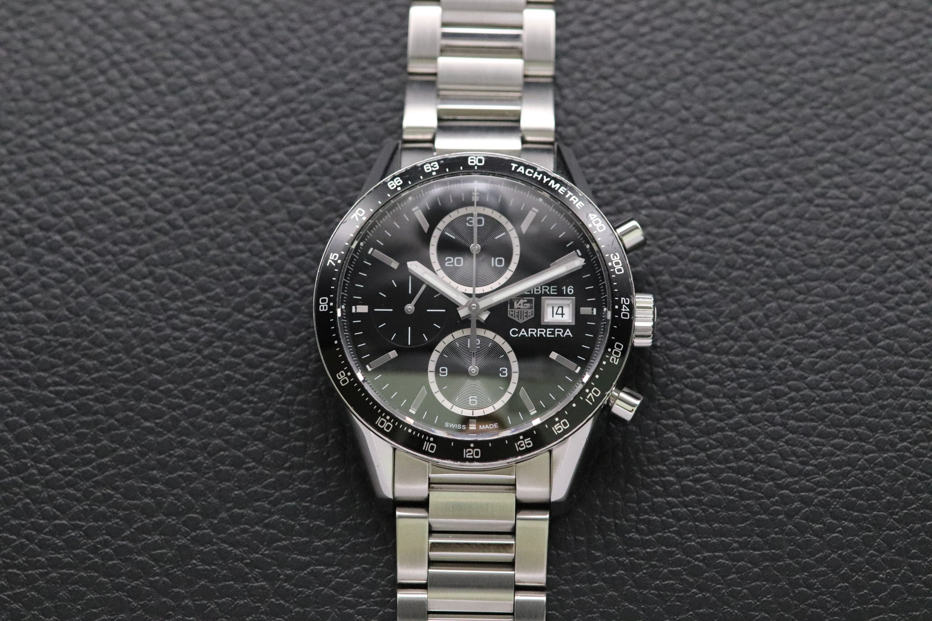 Tag Heuer Carrera Calibre 16 CV201AJ Black Dial 2017