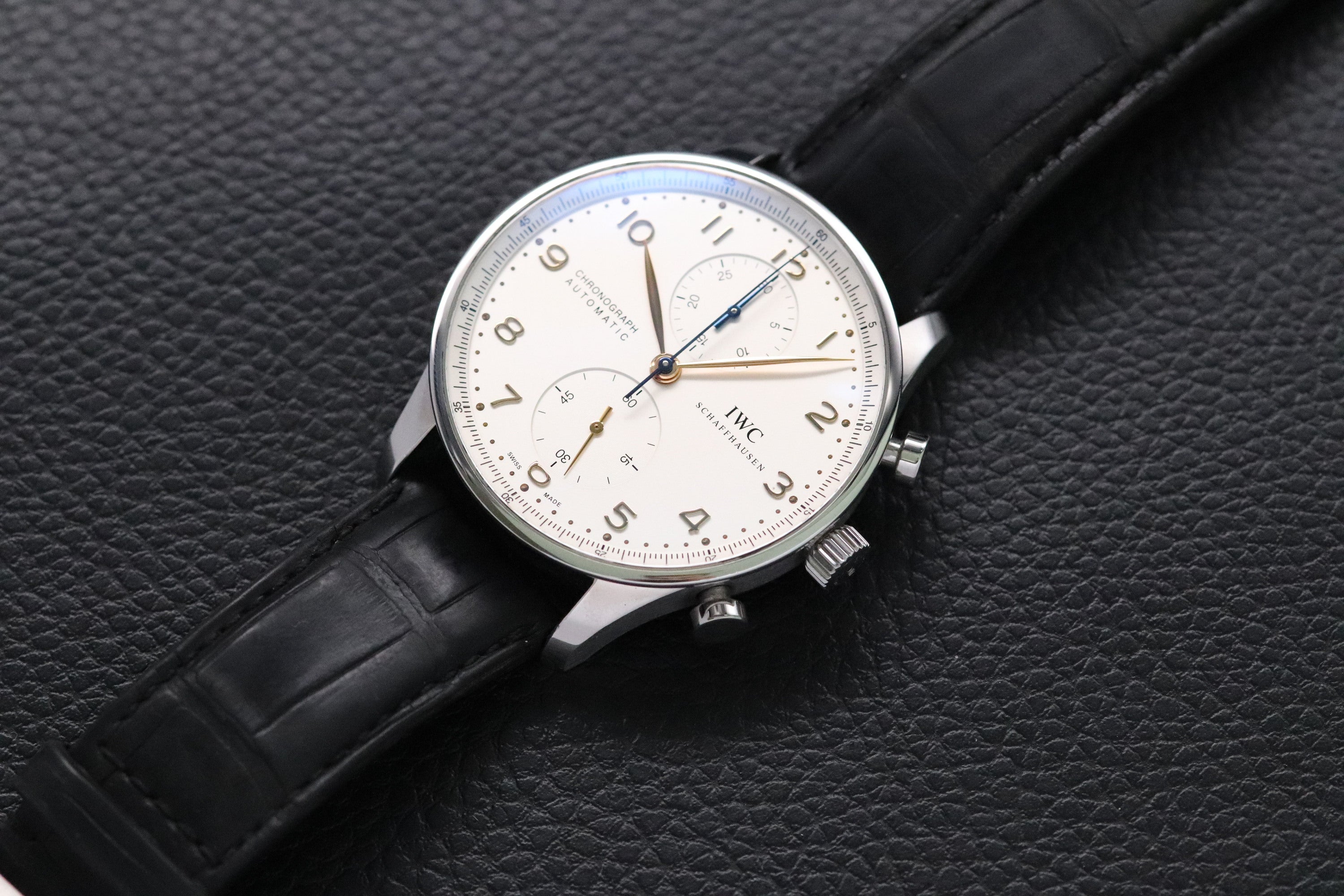 IWC Portugieser Chronograph IW371445 White Dial 2018