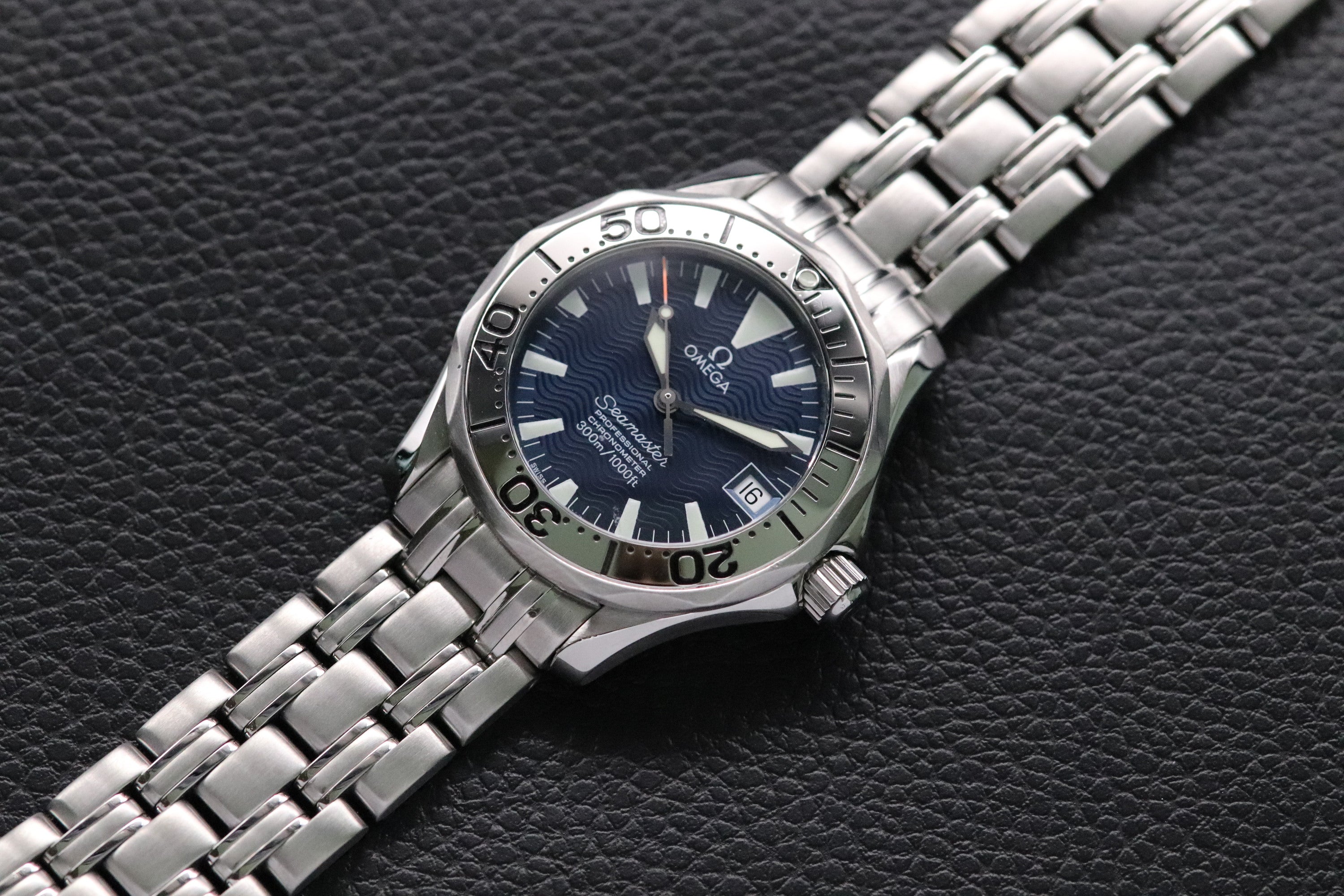Omega Seamaster 300 2554.80 Blue Dial 1999