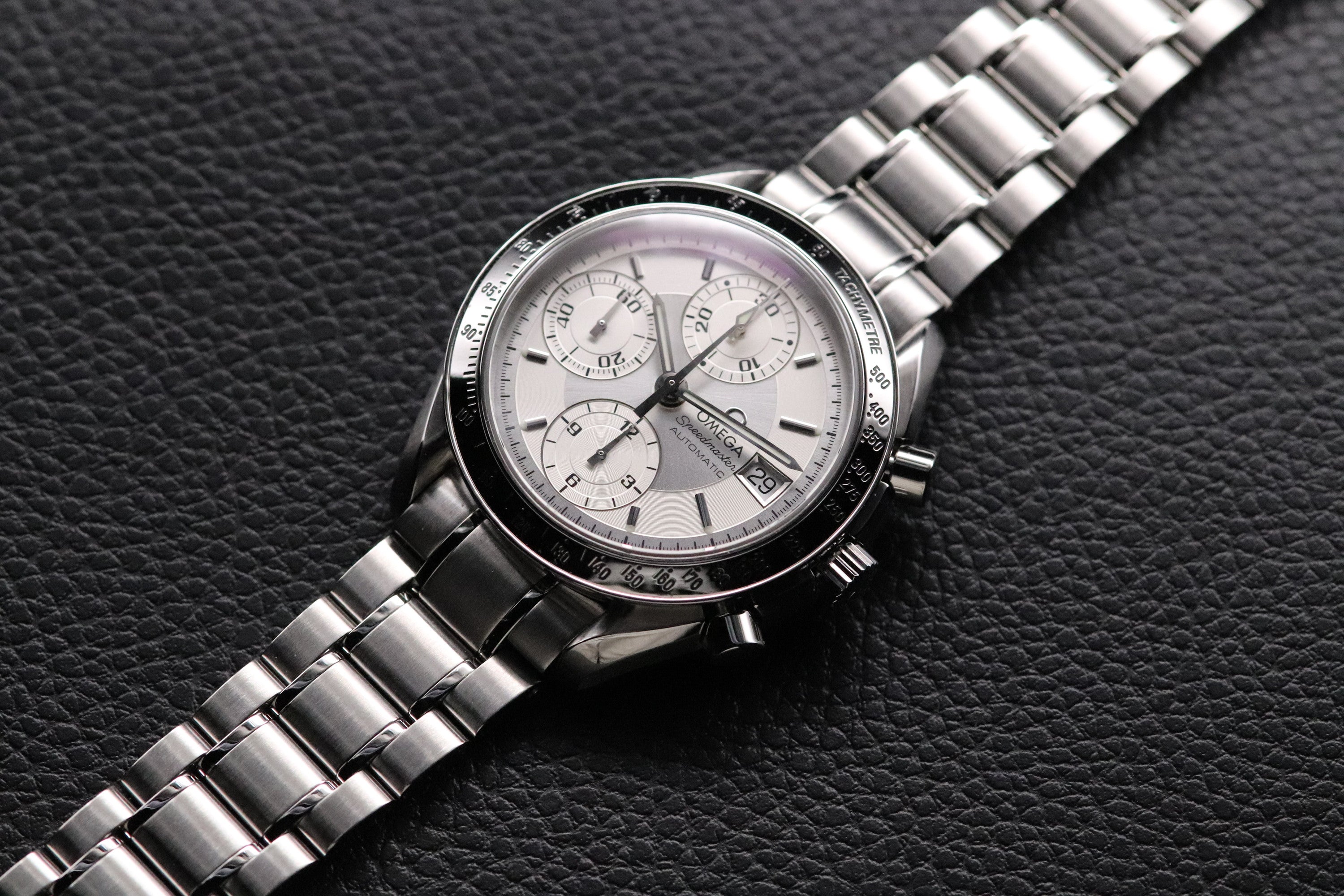 Omega Speedmaster Date 3513.30 SIlver Dial 1998