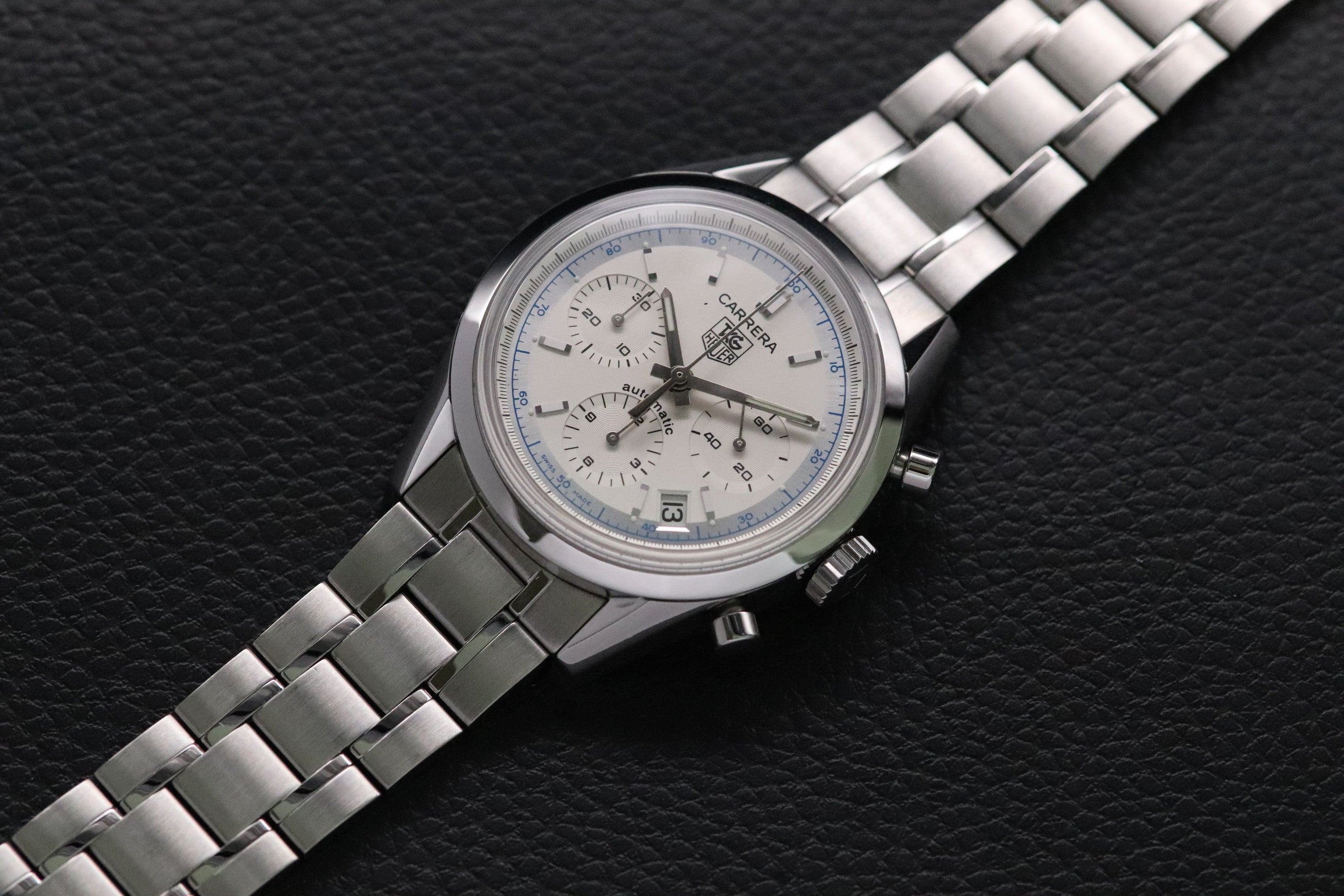 Tag Heuer Carrera Calibre 17 CV2110 Silver Dial 2003