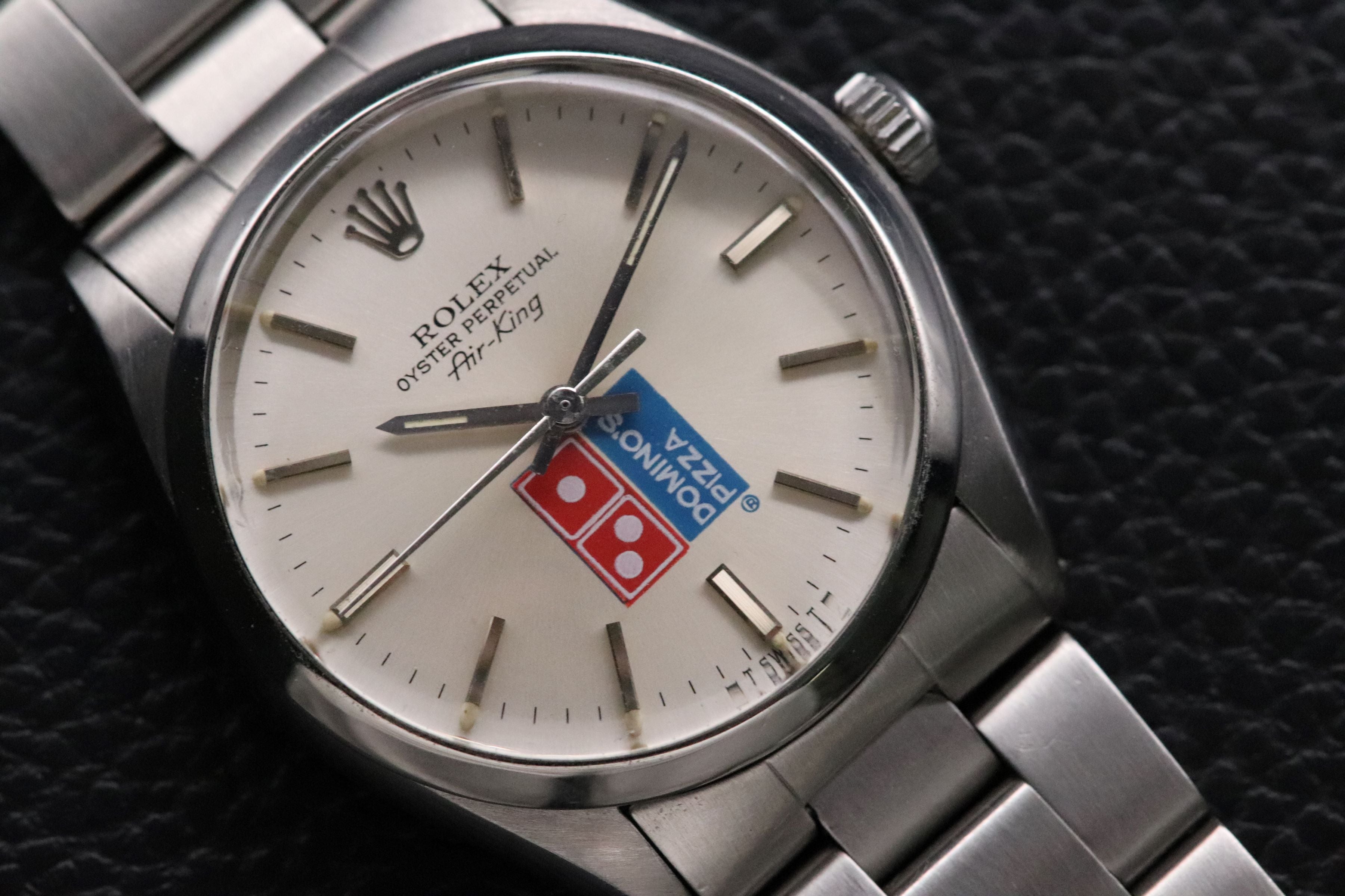 Rolex Air-King 5500 Dominos Pizza 1982 Logo Dial