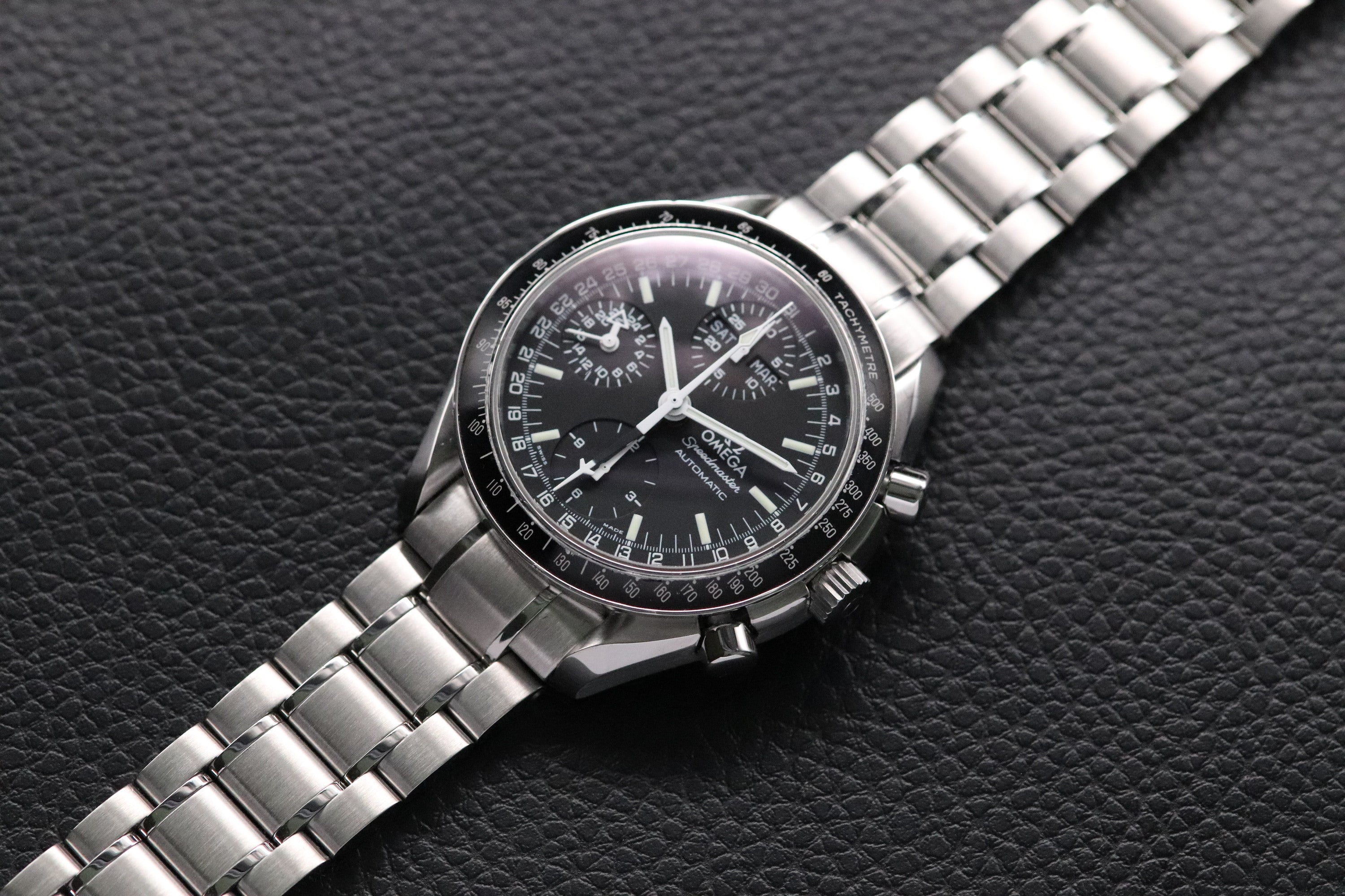 Omega Speedmaster Day Date 3520.50 Black Dial 1998