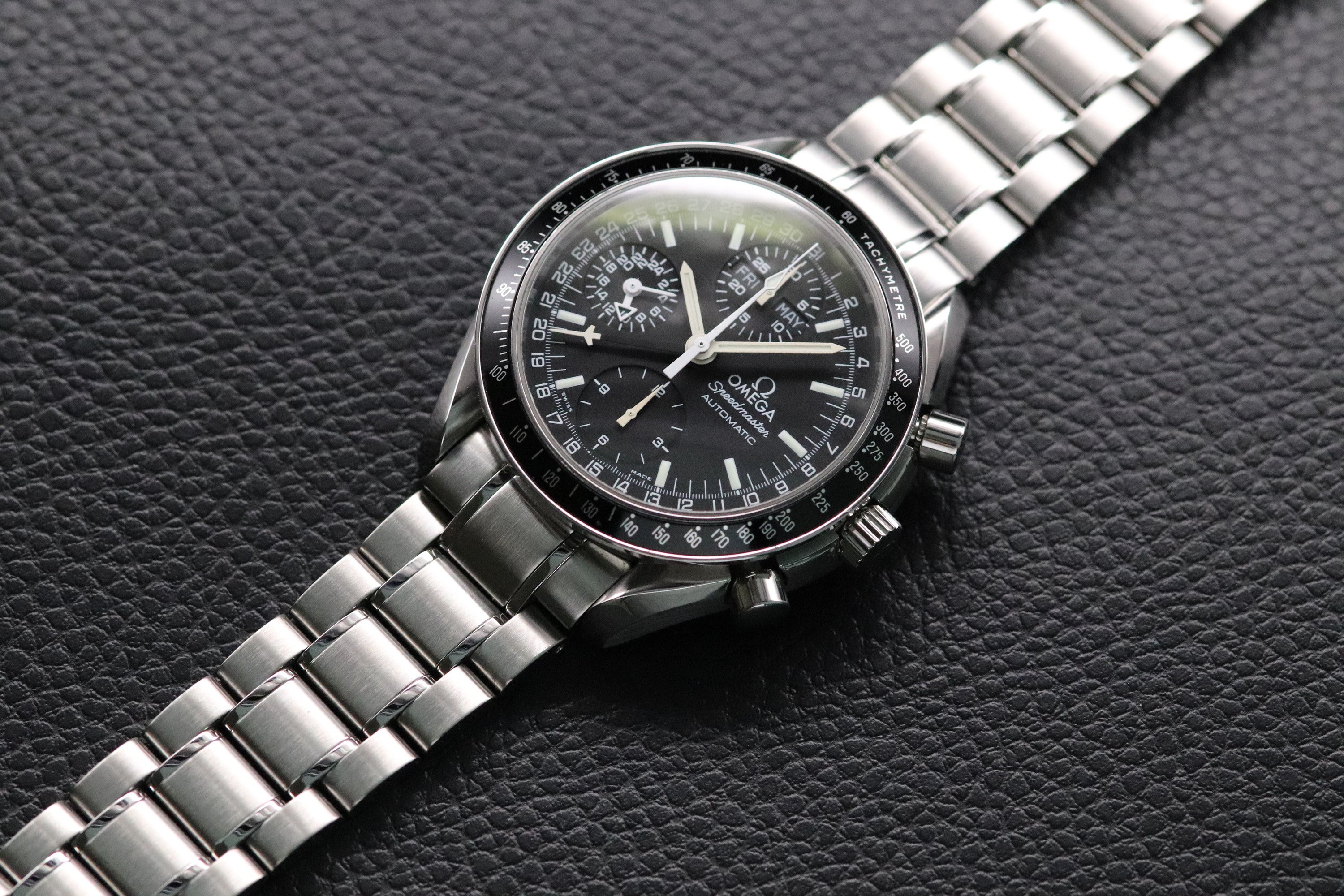 Omega Speedmaster Day Date 3520.50 Black Dial 1998