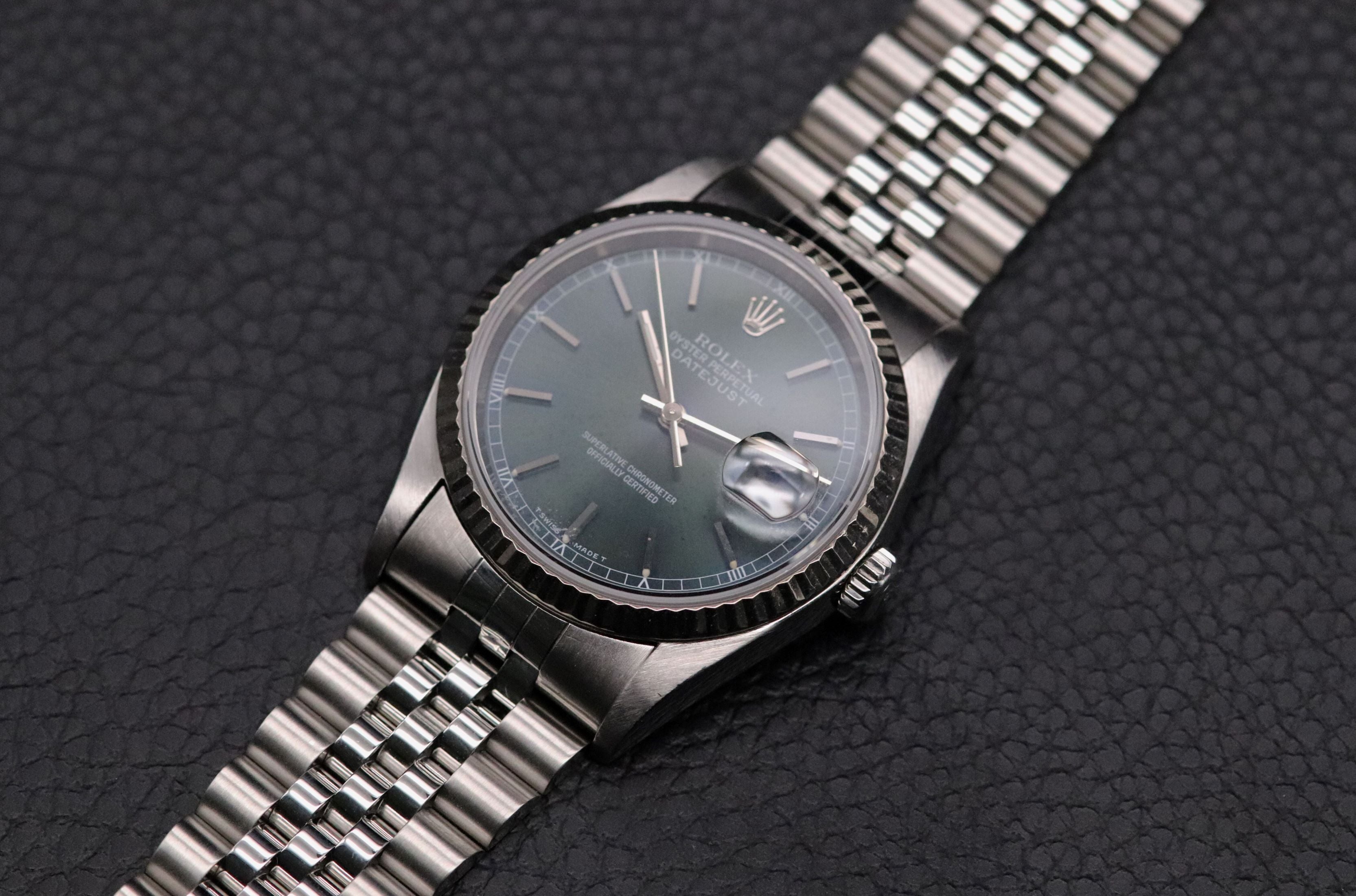 Rolex Datejust 16234 Green Tropical