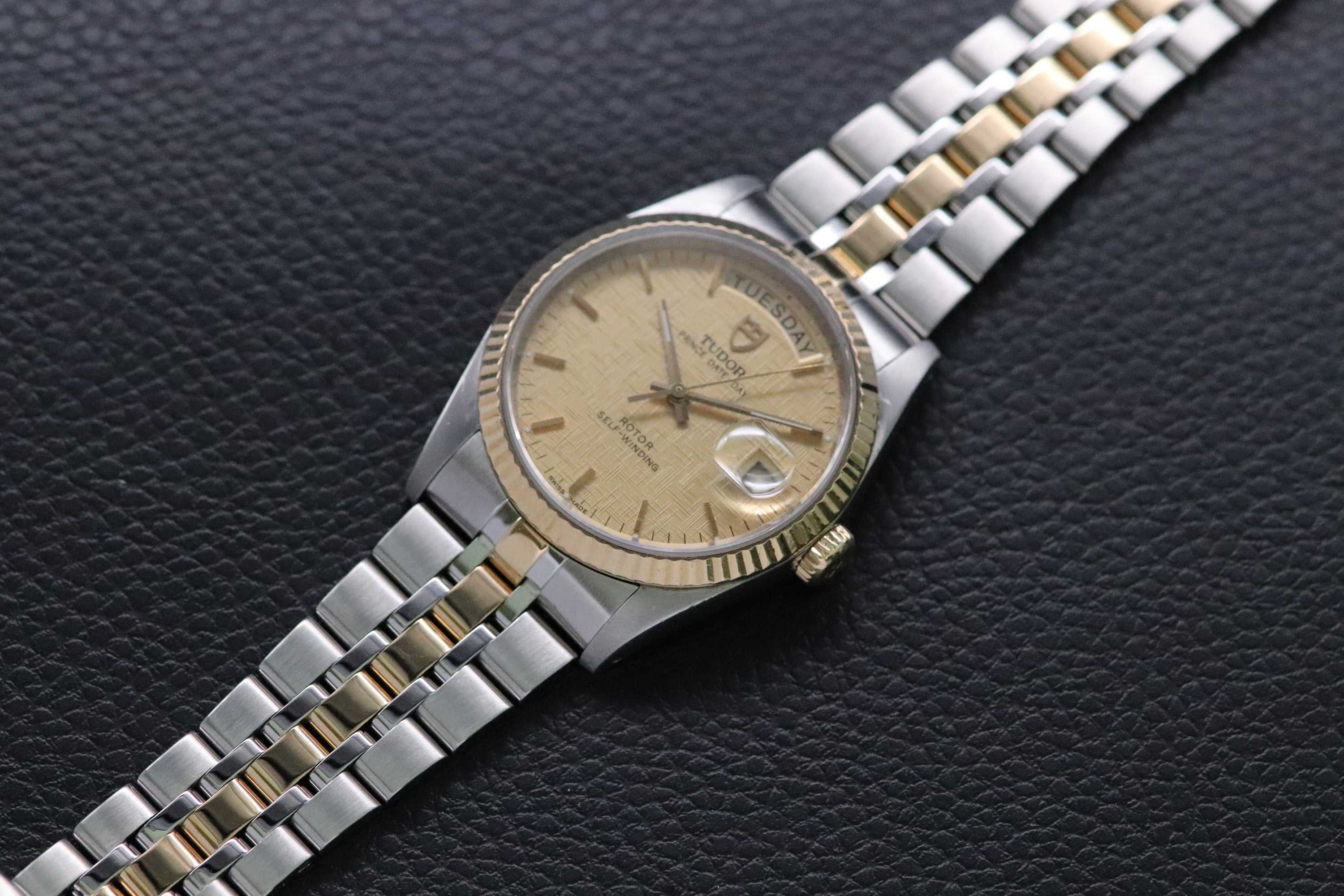 Tudor Prince Date-Day 76213 Linen Dial 2016